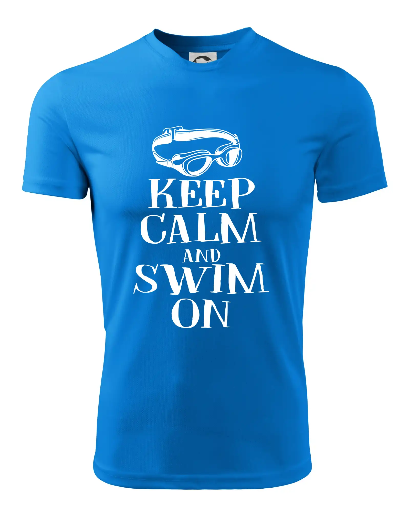 Keep calm and swim on