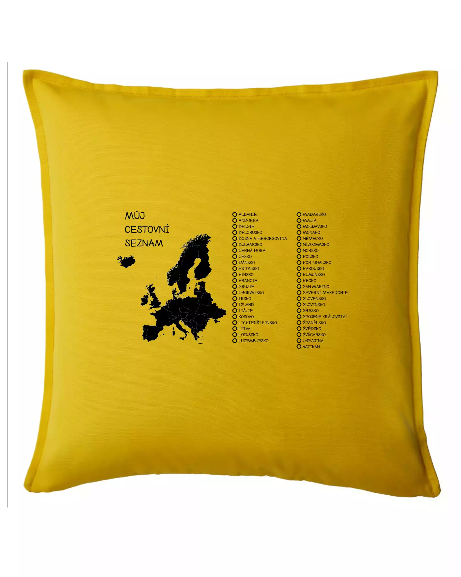 Můj cestovní seznam - Evropa
