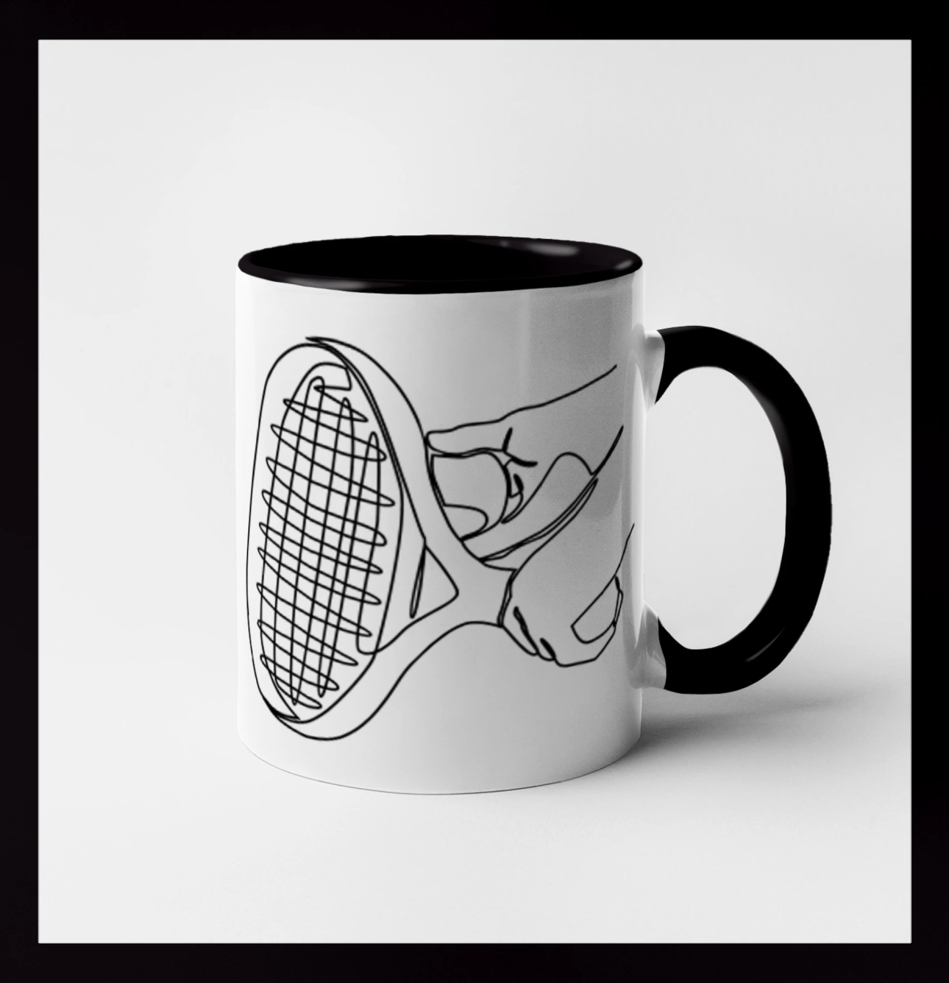 Tenisová raketa jednim tahem