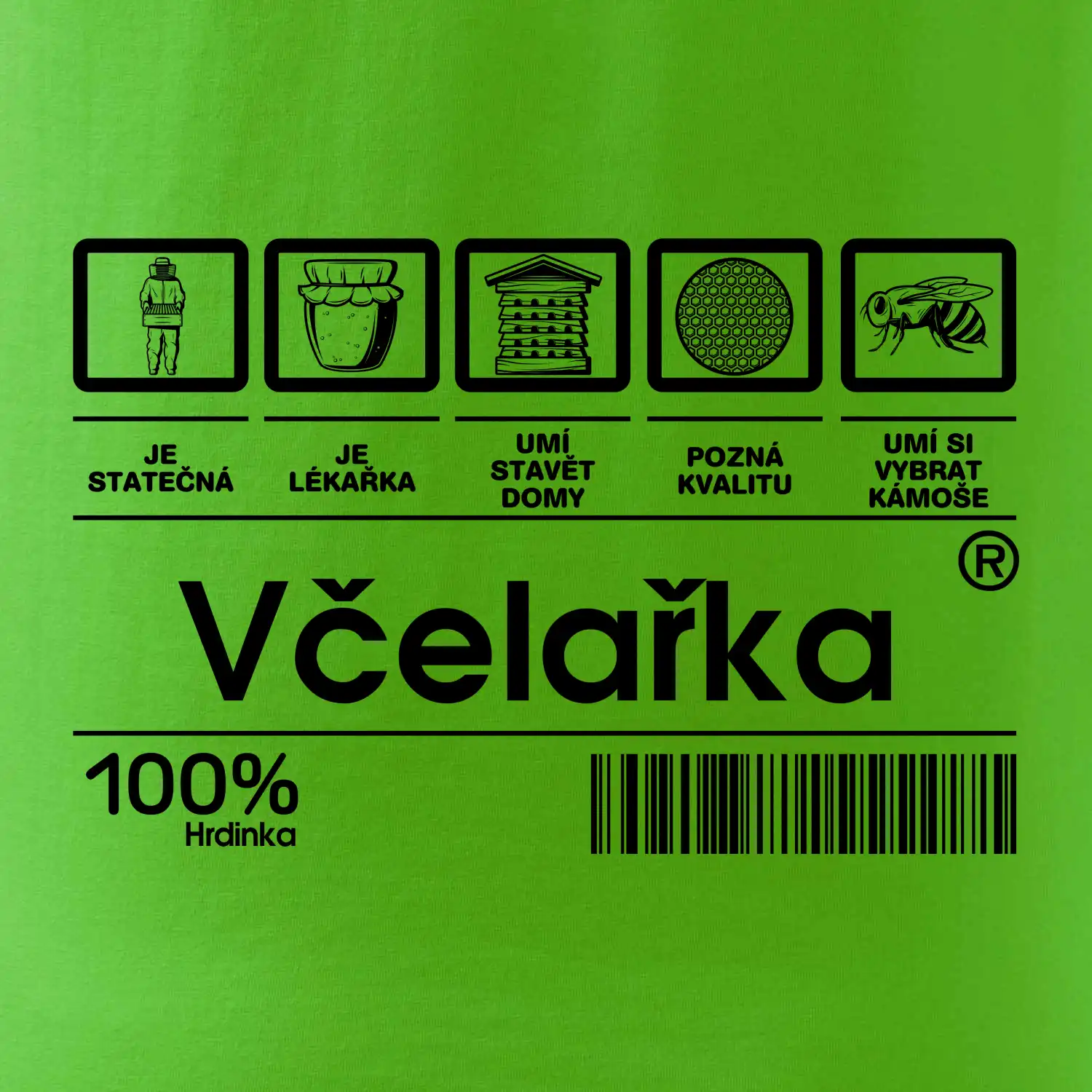 Čárový kód včelařka