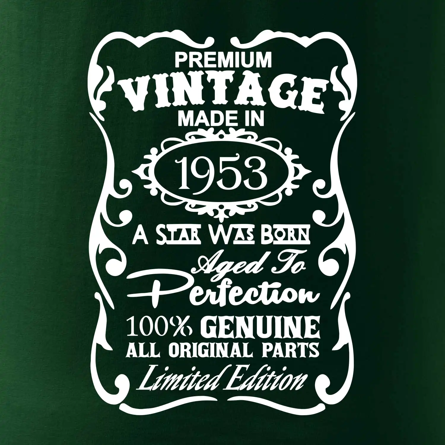 Vintage Etiketa - 1953