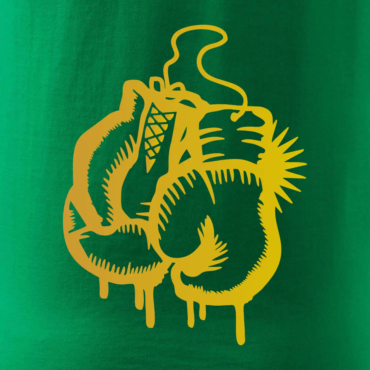 Box rukavice - zlatý potisk