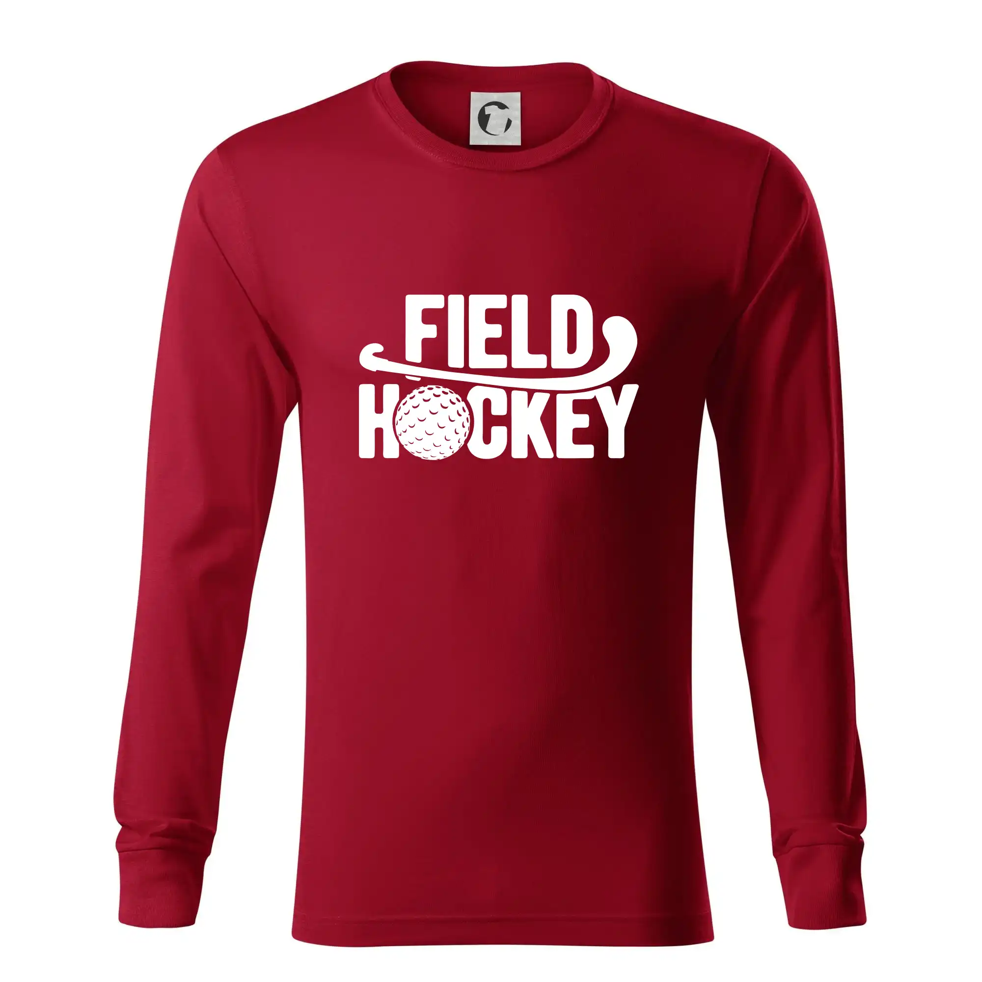 Field hockey míček a nápis