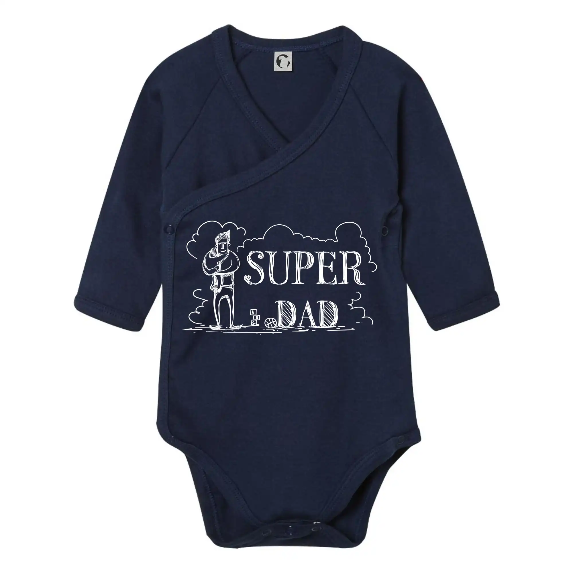 Kreslený nápis super dad