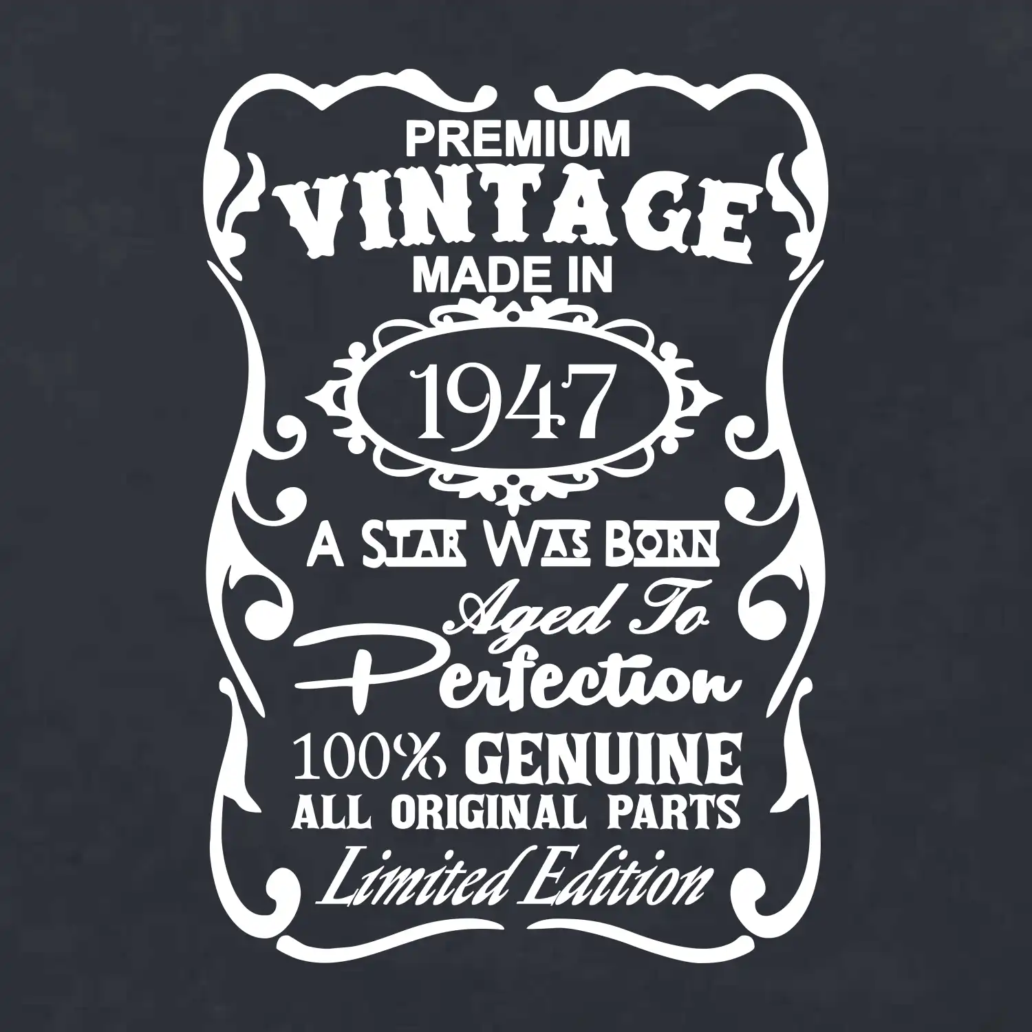 Vintage Etiketa - 1947