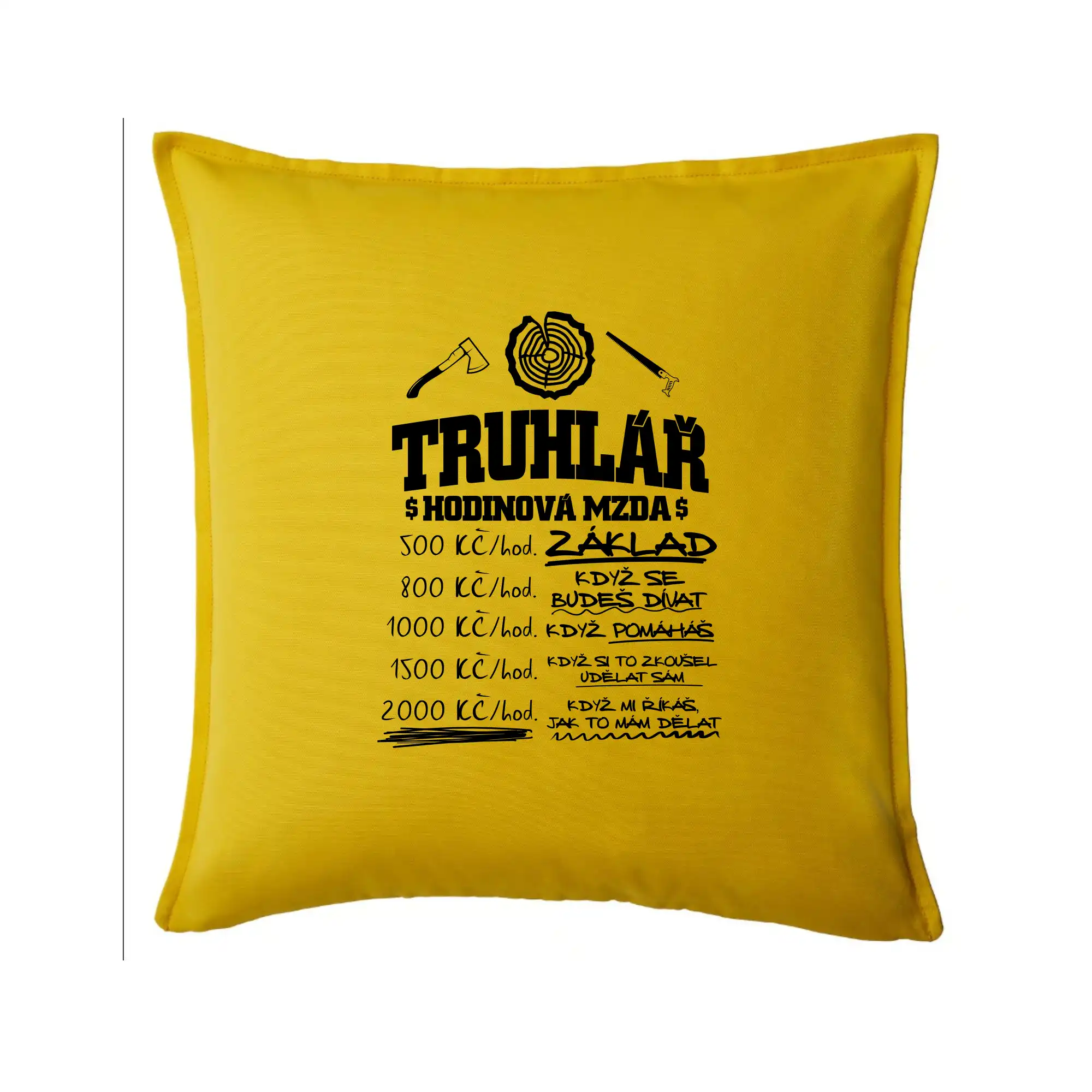 Hodinová mzda truhlář