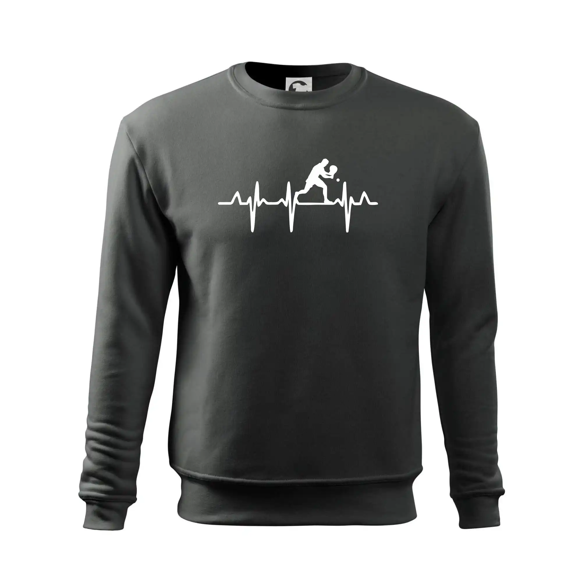 EKG stolní tenista stojící