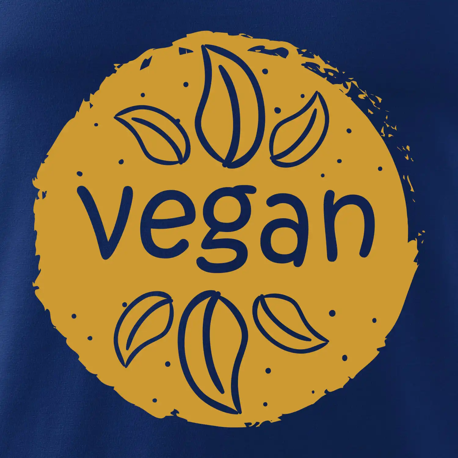 Vegan hnědá kruh