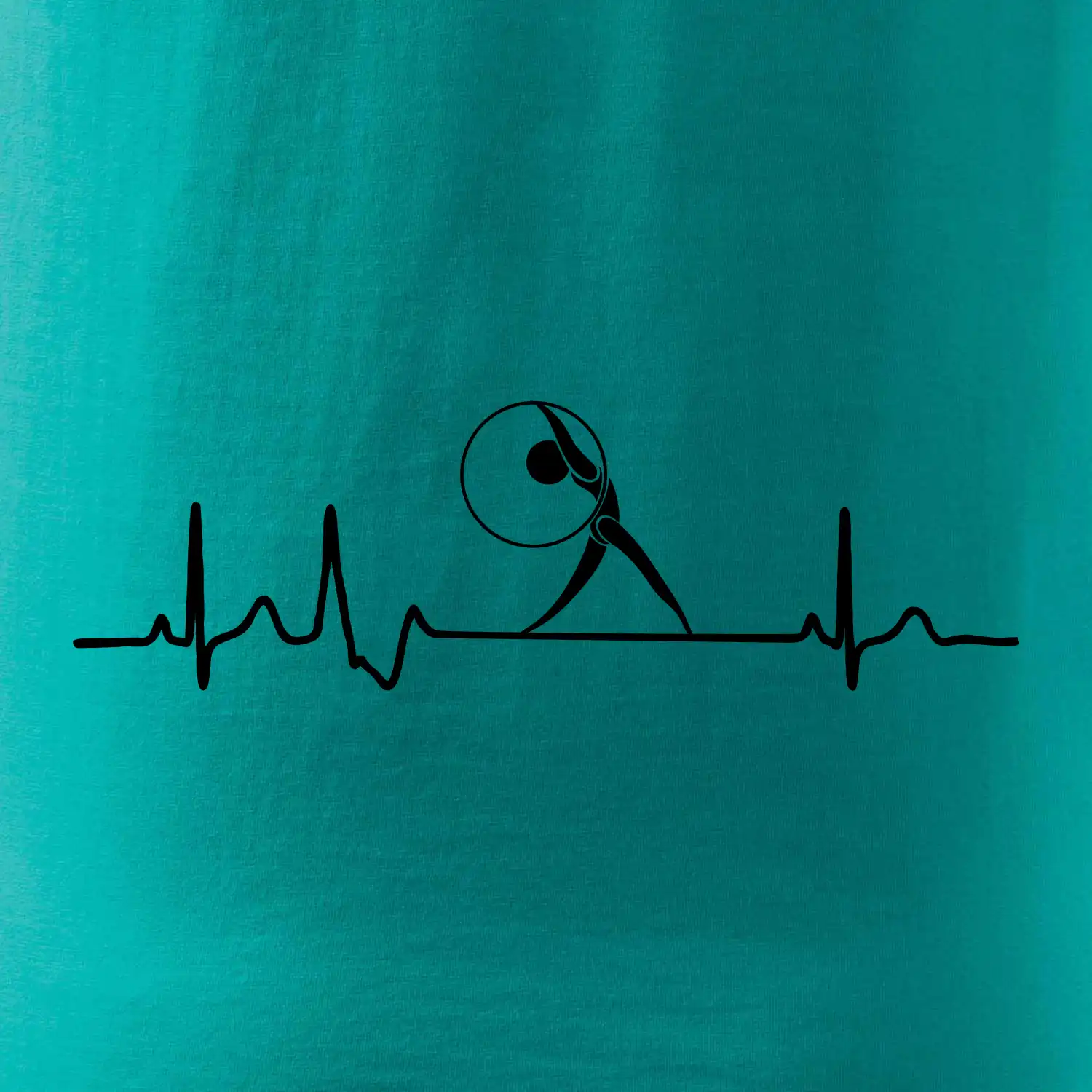 EKG moderní gymnastika obruč