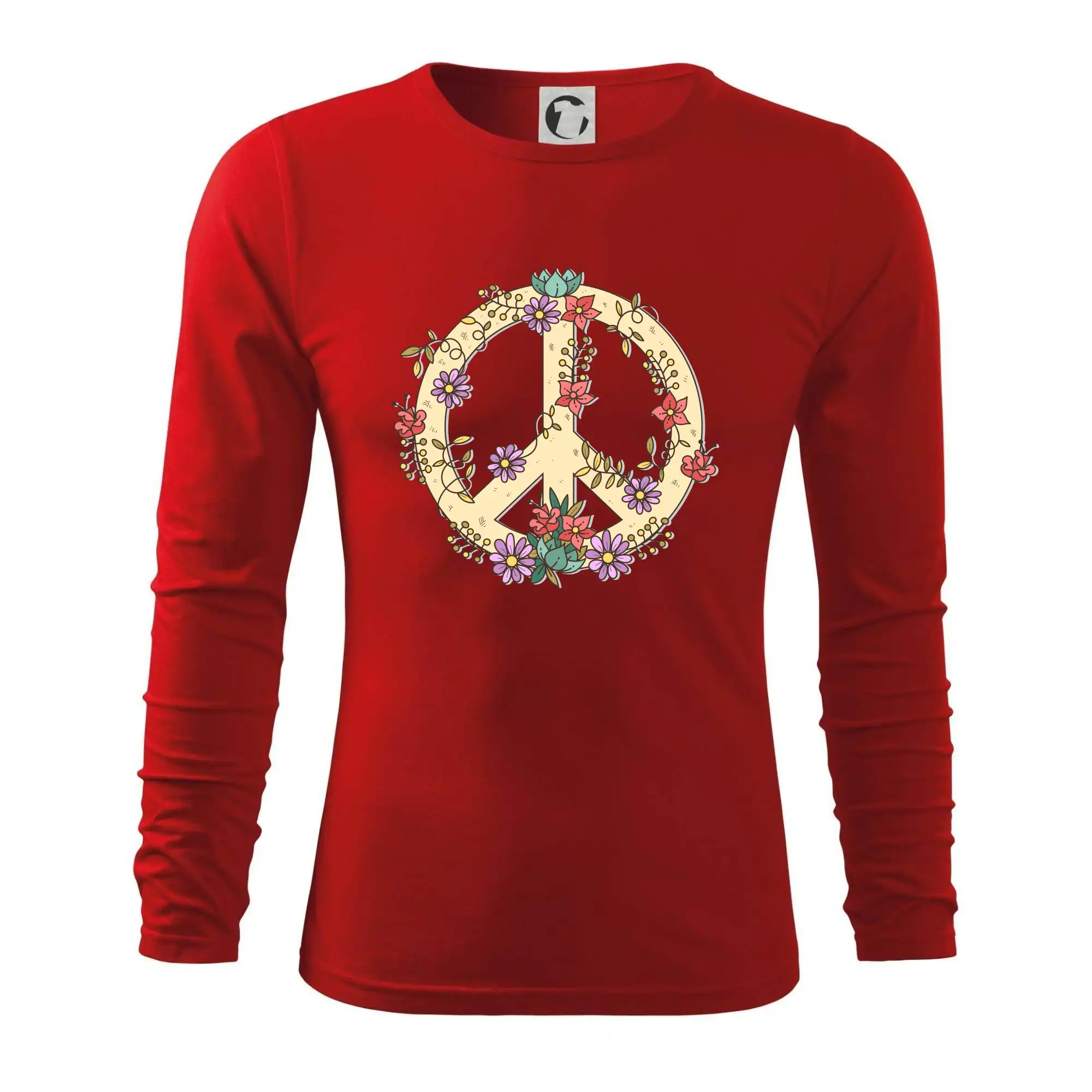 Peace symbol pískový