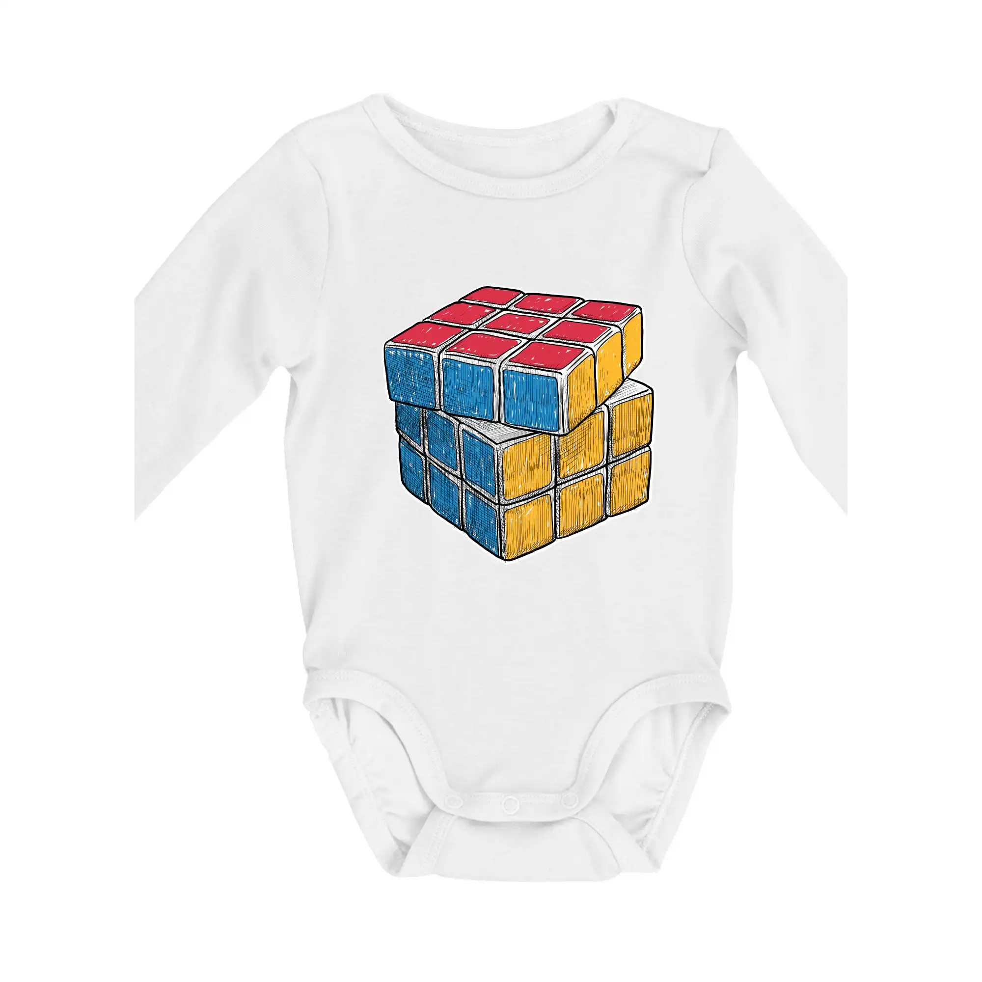 Rubikova kostka kreslená