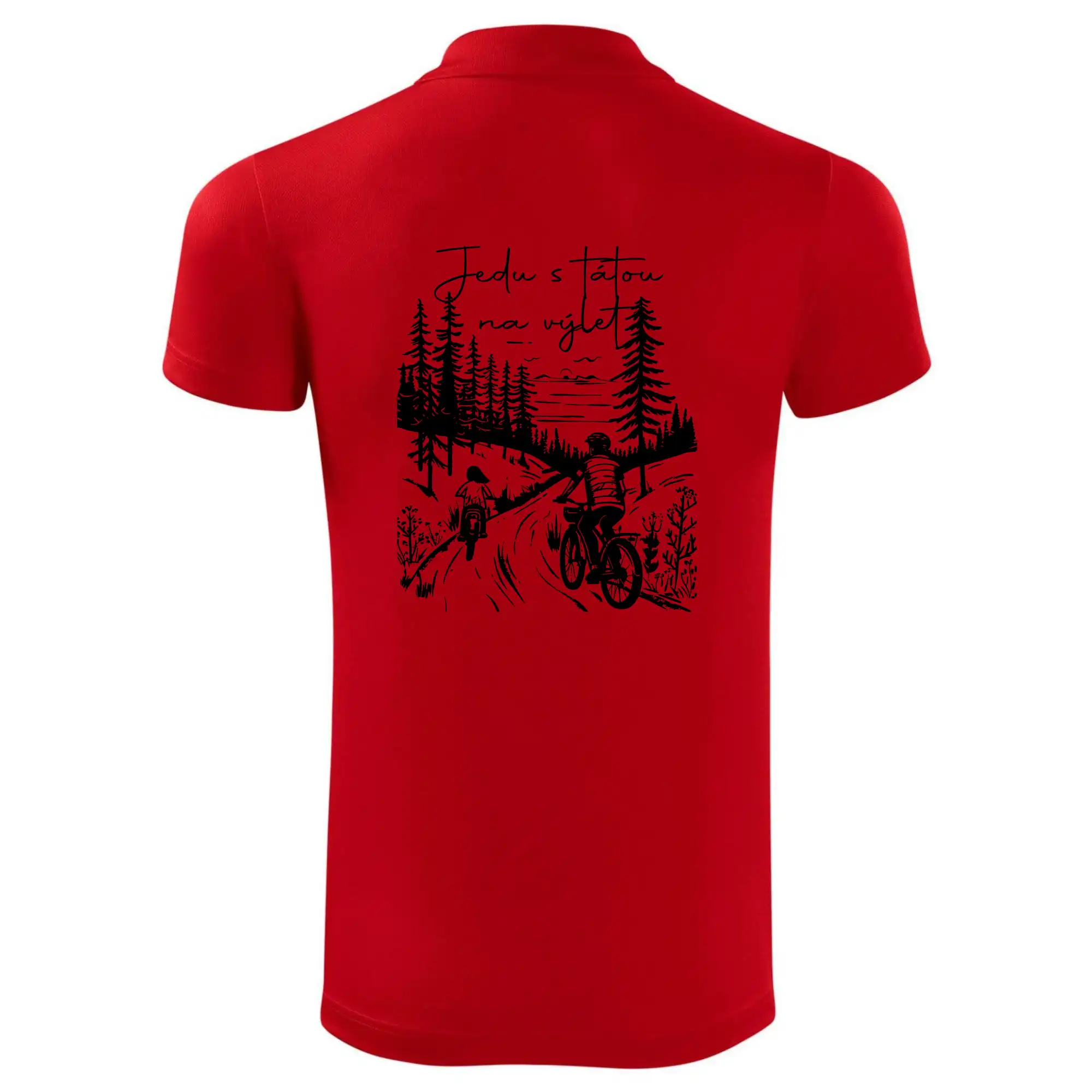 Cyklistika  - Jedu s tátou na výlet - Táta a dcera