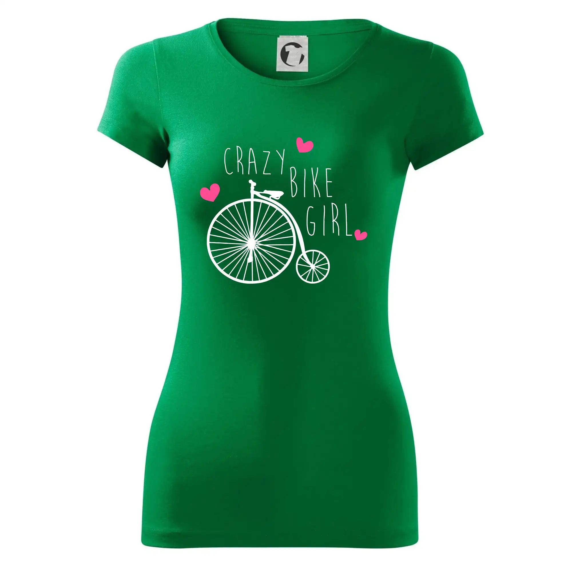 Crazy bike girl