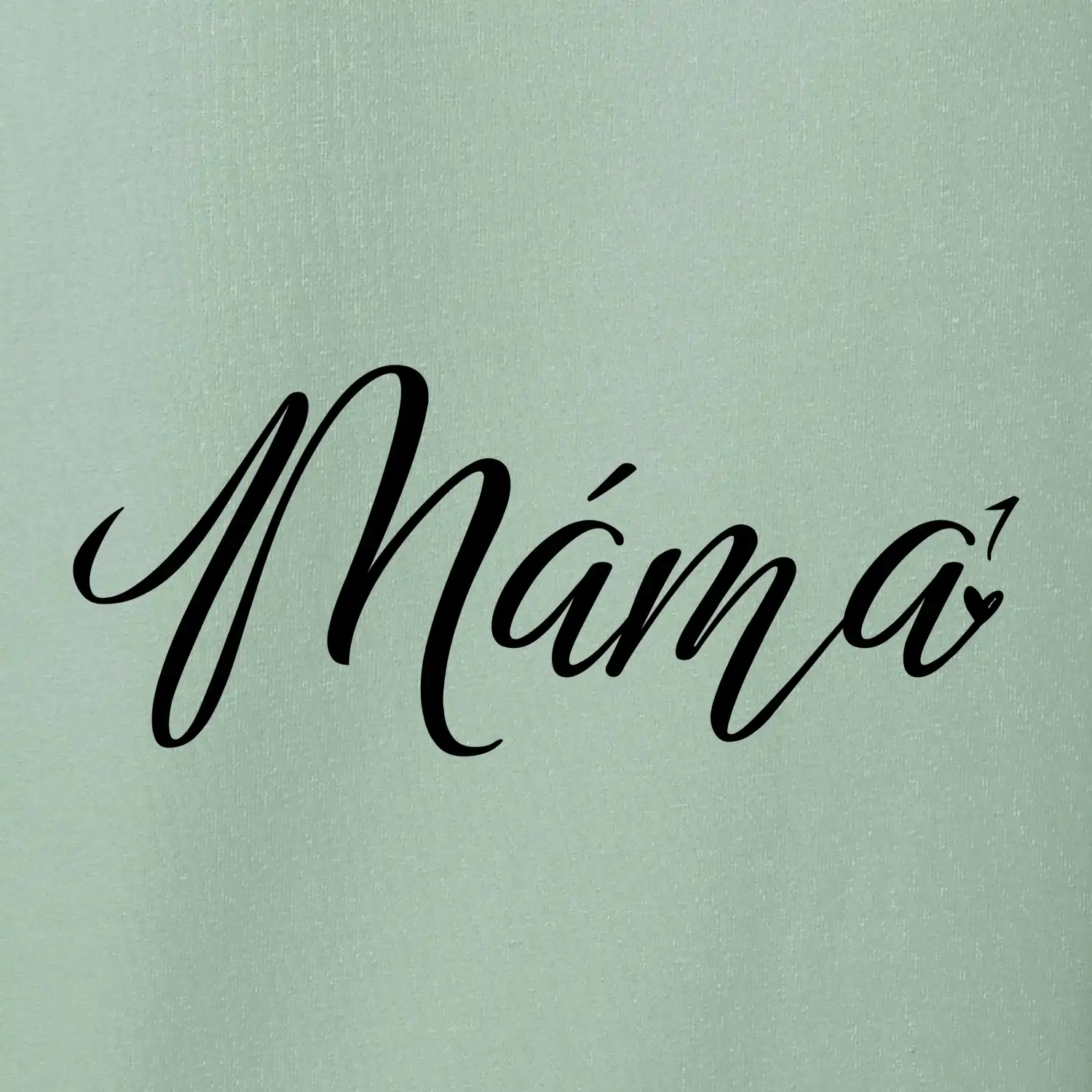 Psací máma první mocnina - jedno dítě