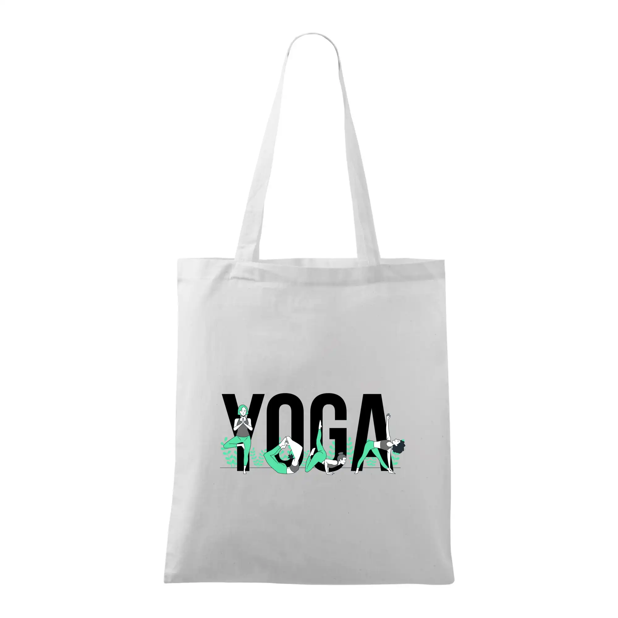 Yoga nápis barevný