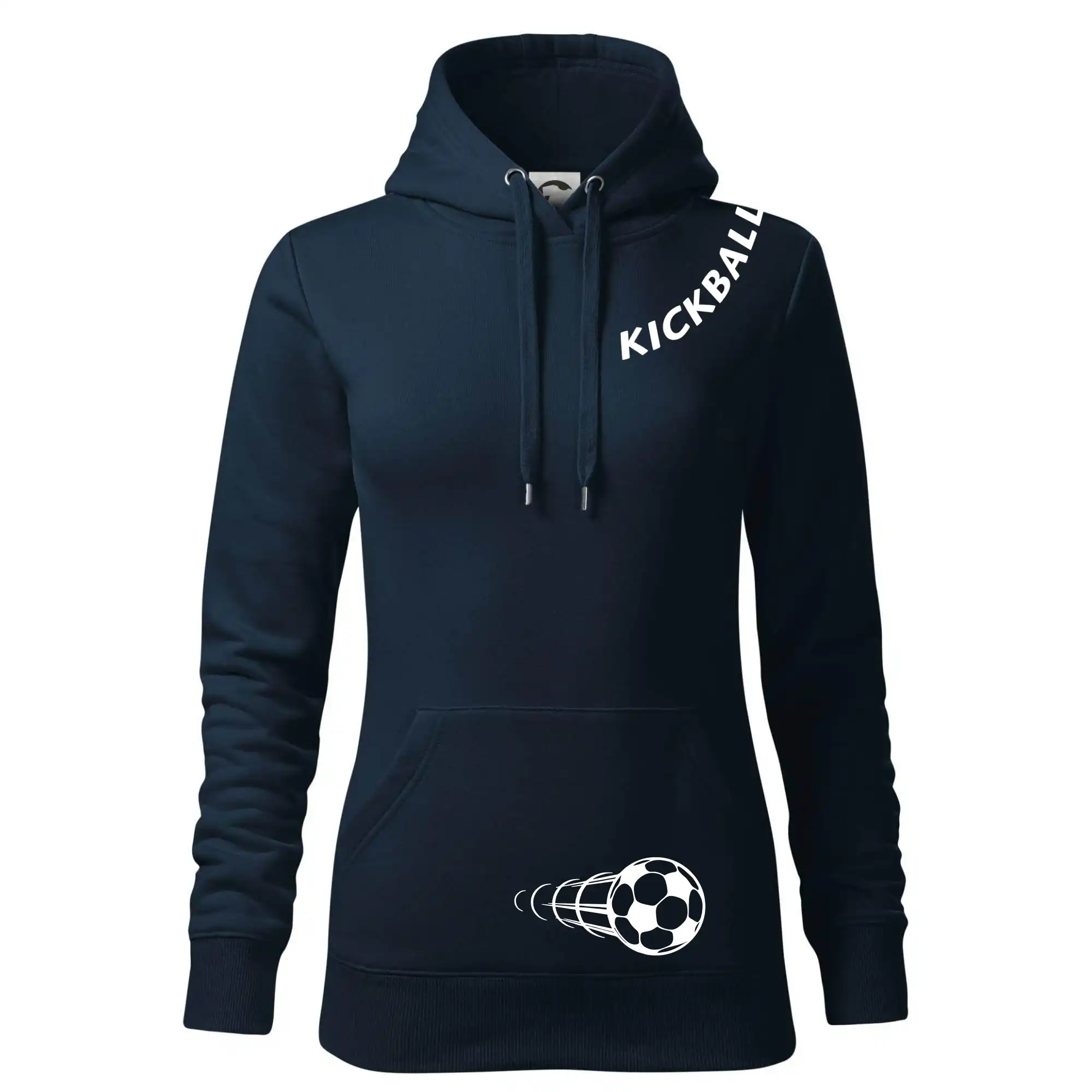 Kickball nápis šikmo