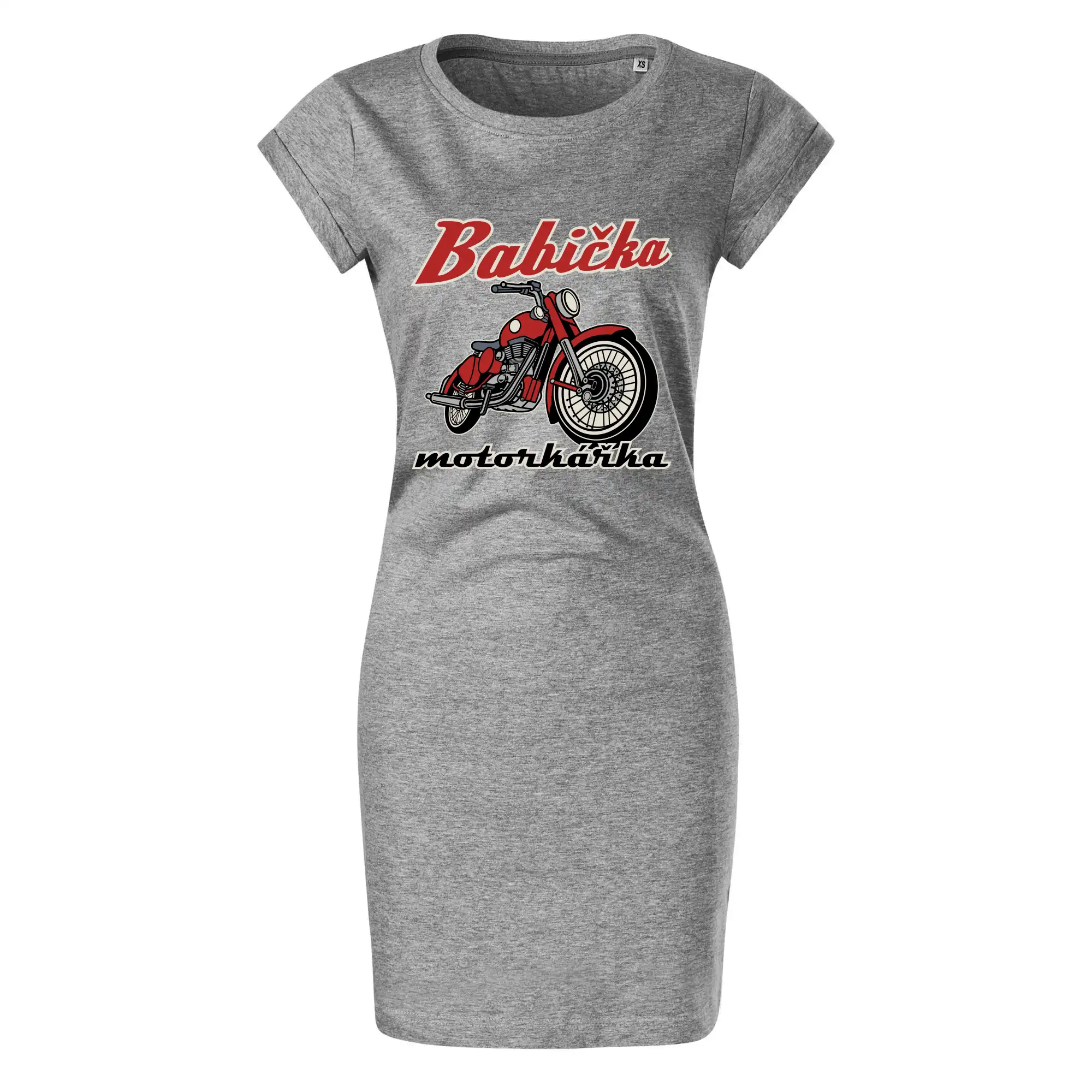 Babička motorkářka