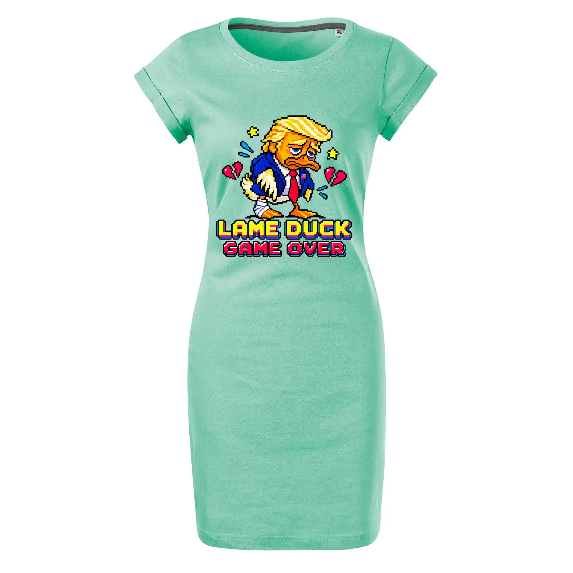 Trump lame duck pixel art game over