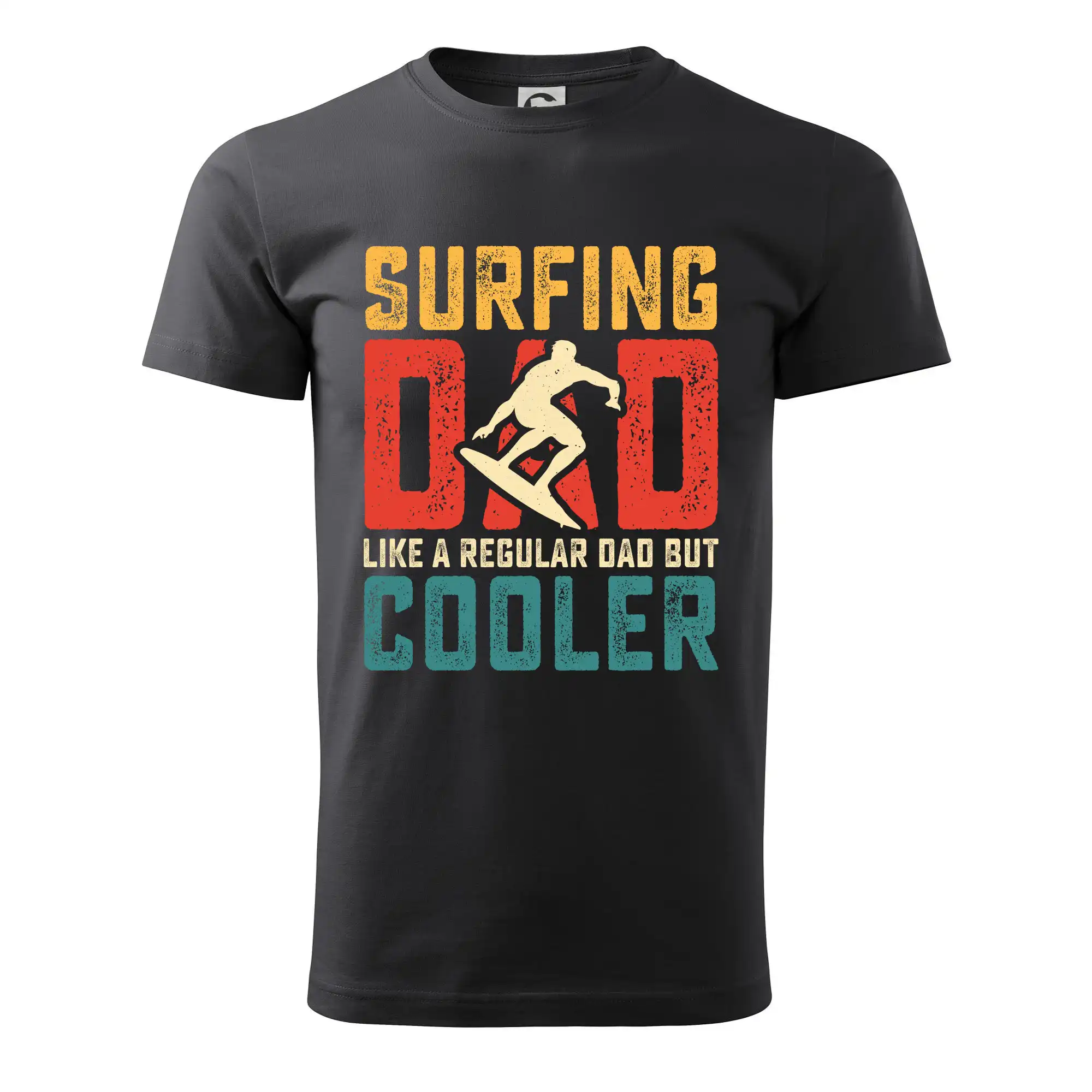 Surfing dad like a regular dad but cooler