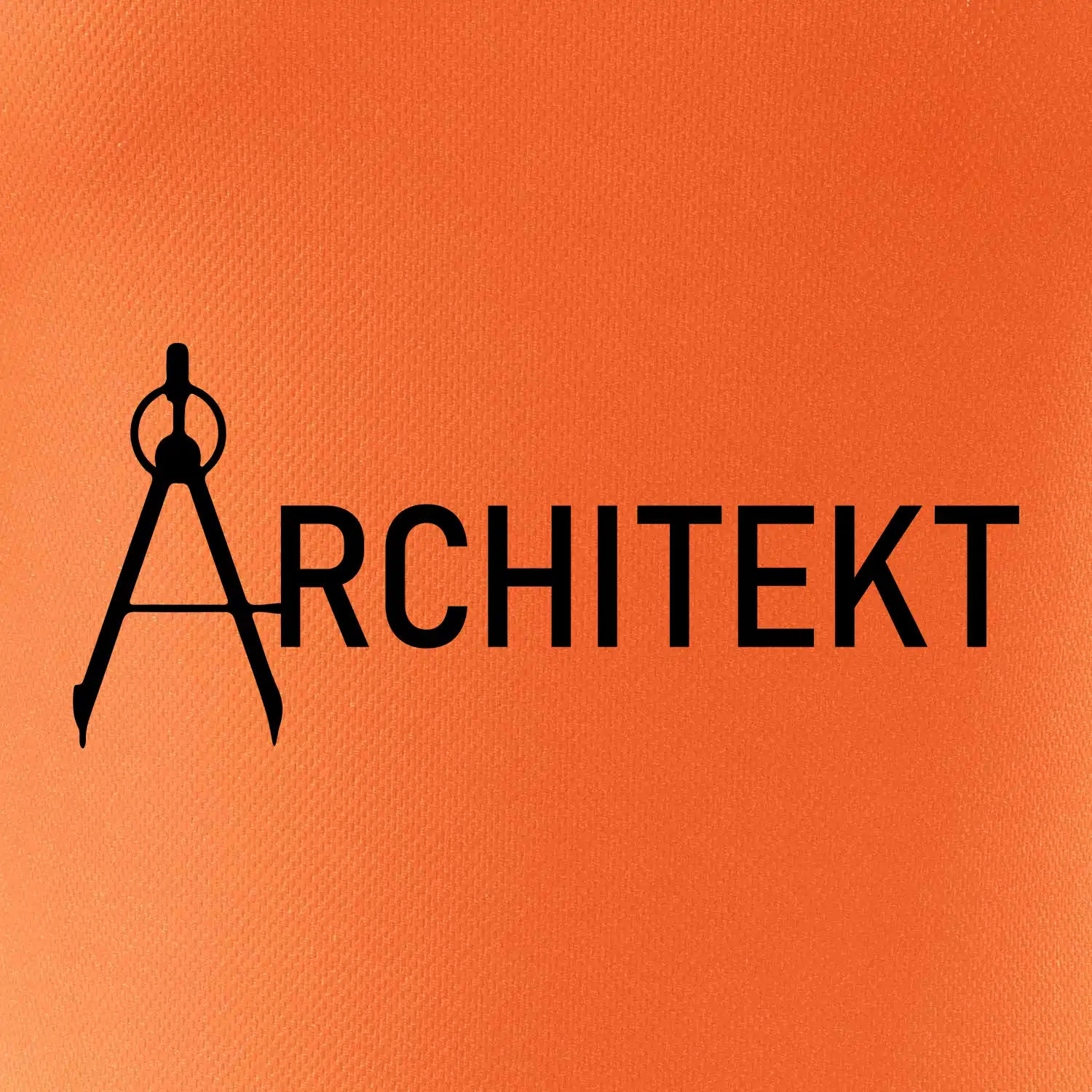 Architekt nápis