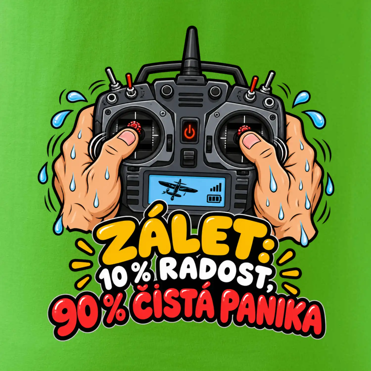 Zálet čistá panika