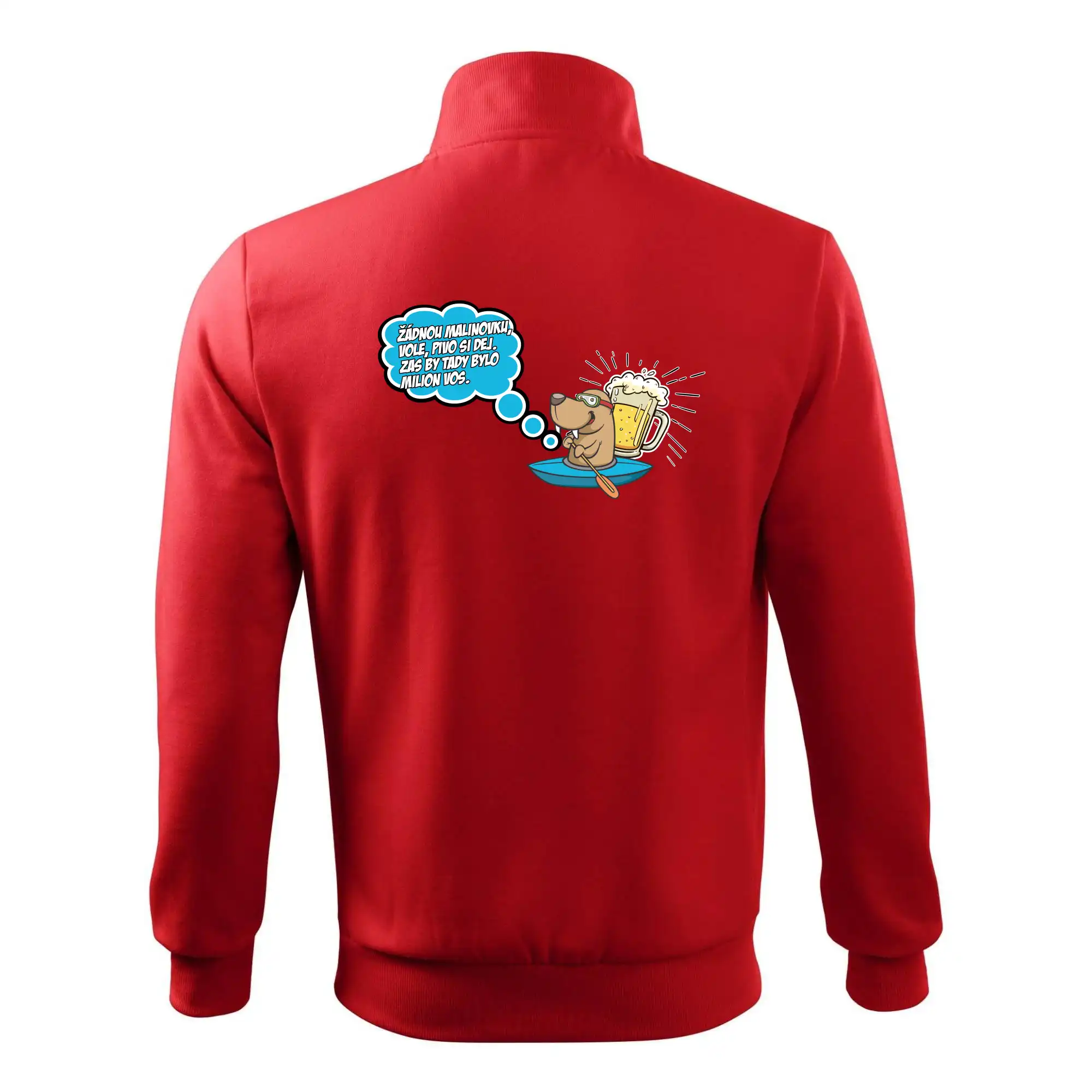 Žádnou malinovku, ale pivo