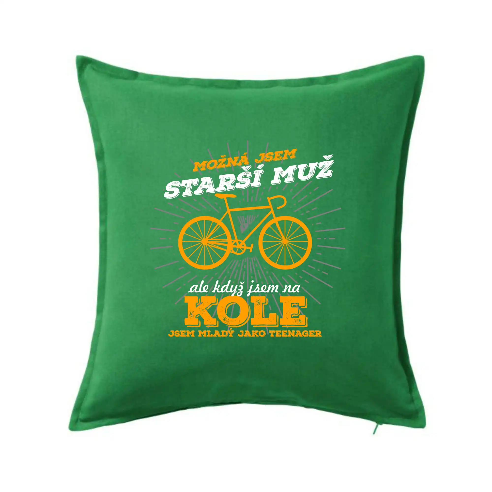 Starší muž - cyklista silniční kolo