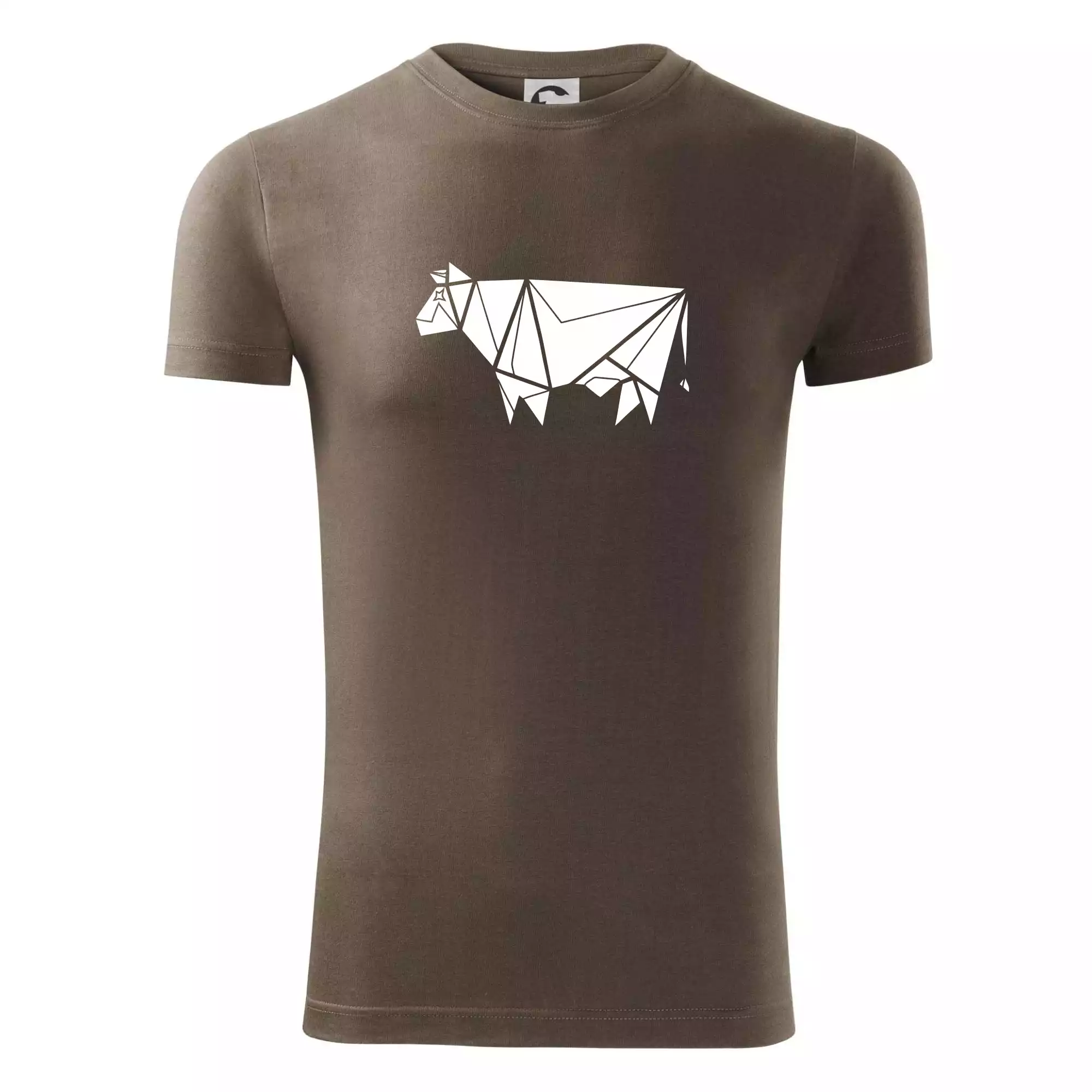 Origami kráva z boku