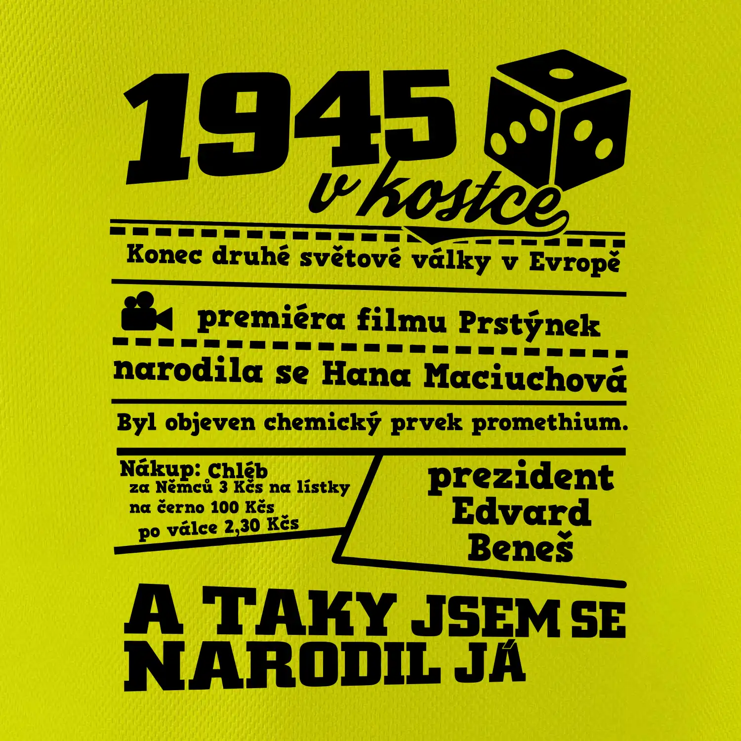 1945 v kostce