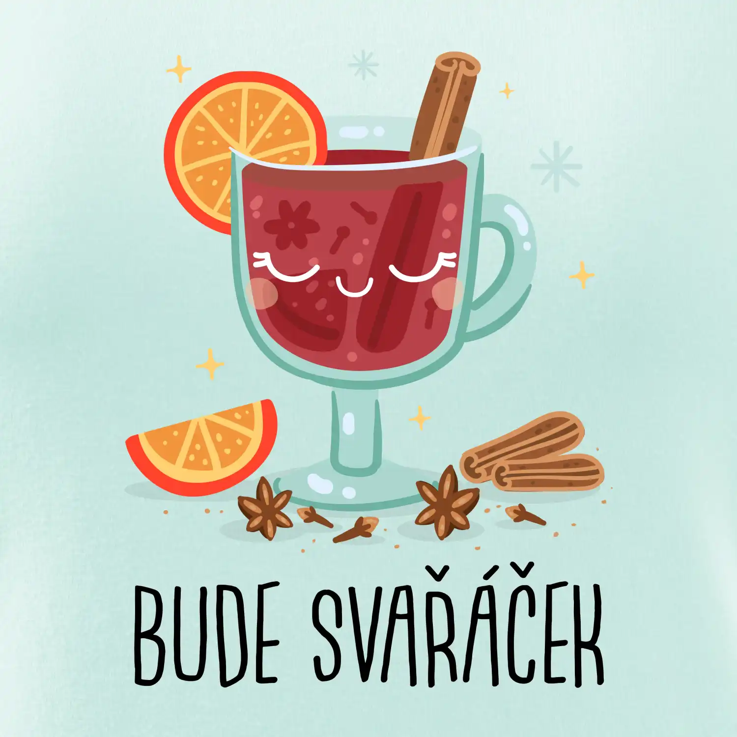 Bude svařáček - sklenička
