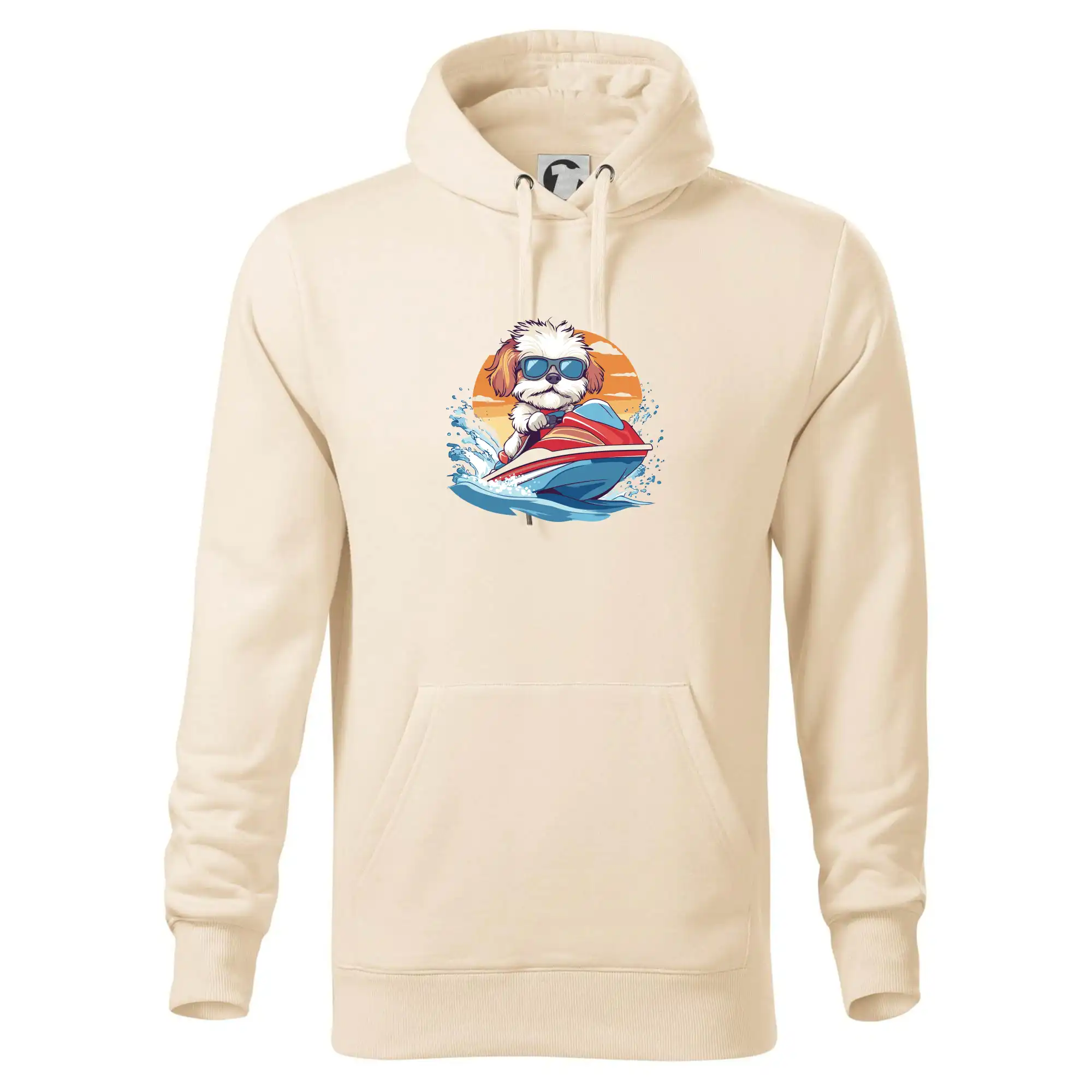 Bišonek na vodním skútru