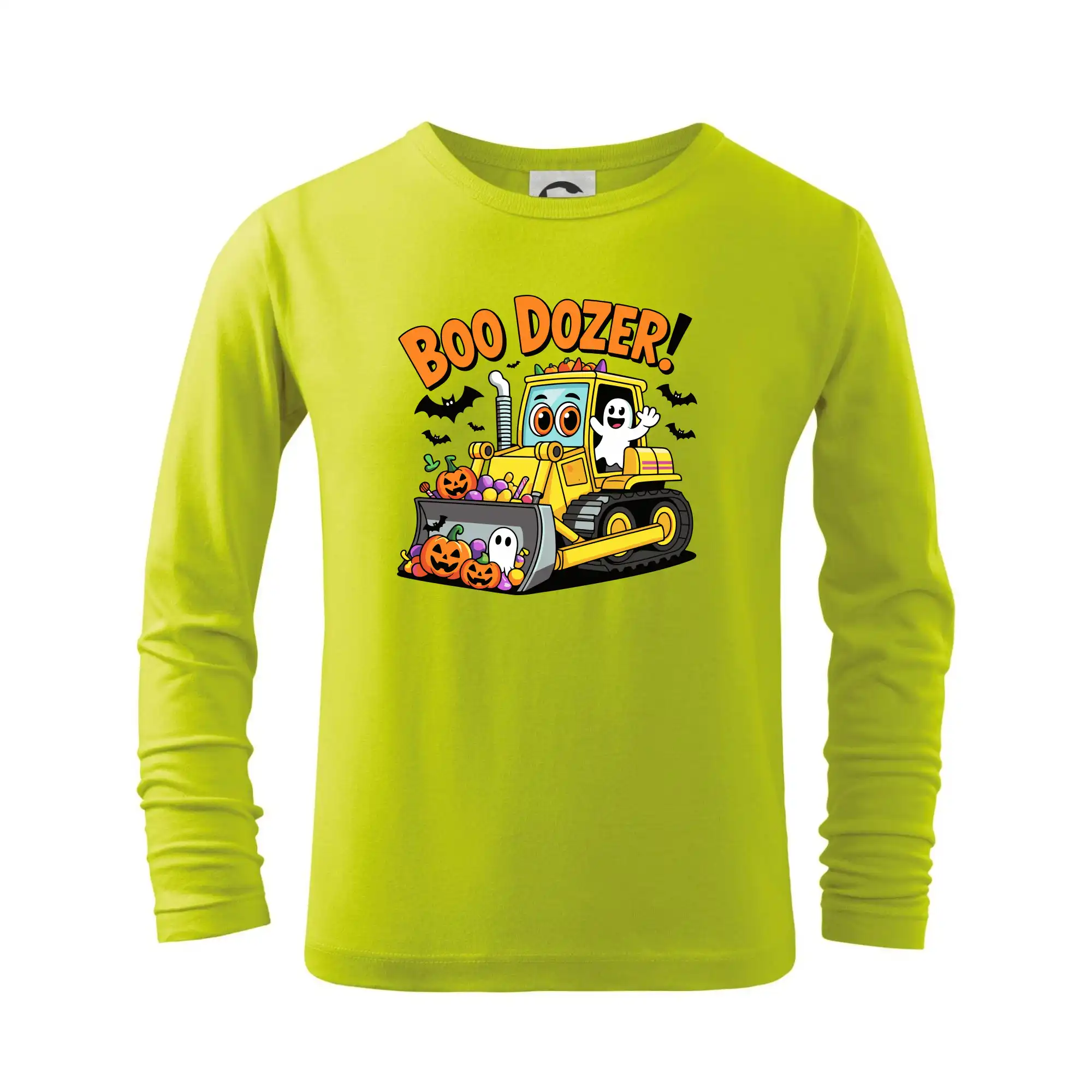 Halloweenský boo dozer