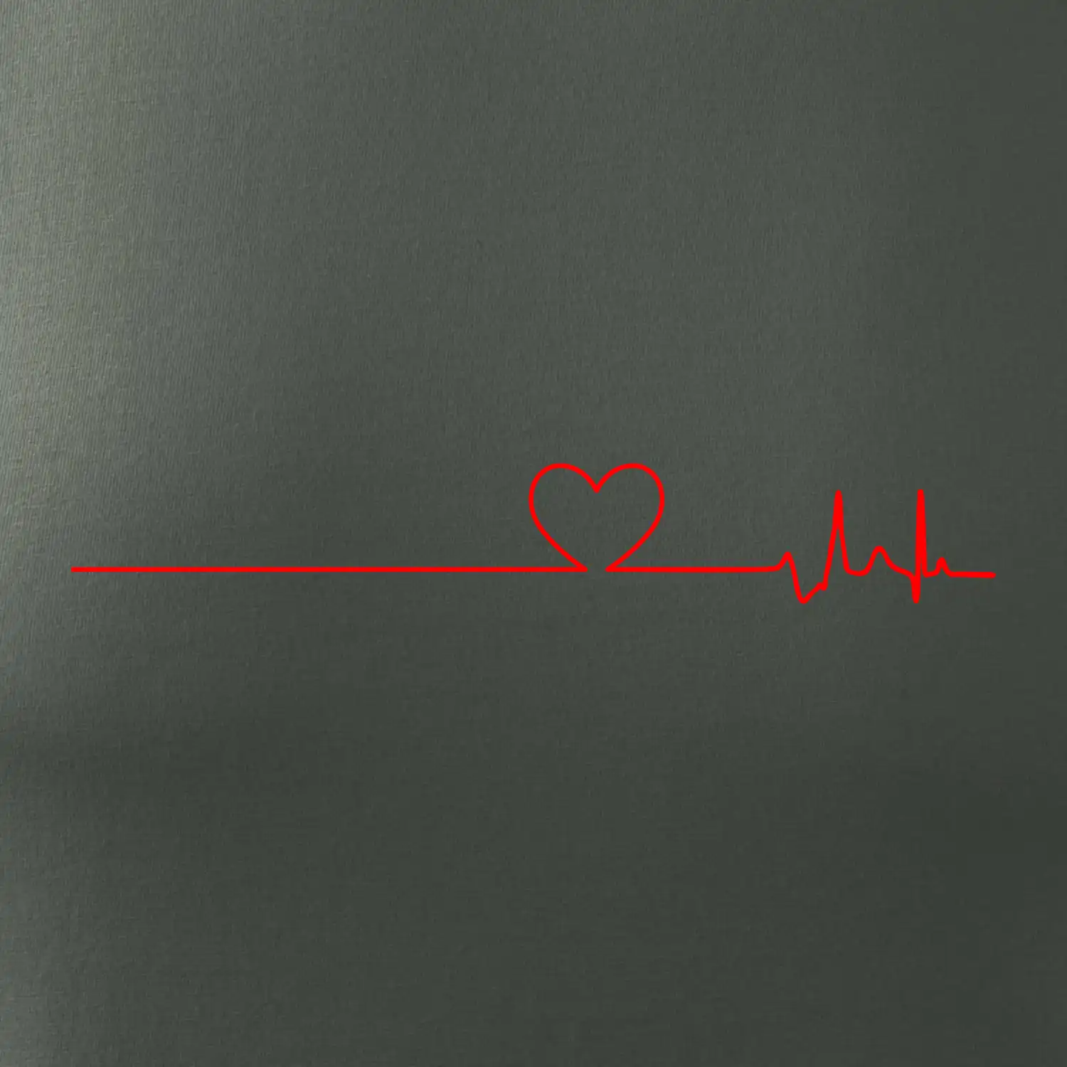 Poker EKG srdce červené