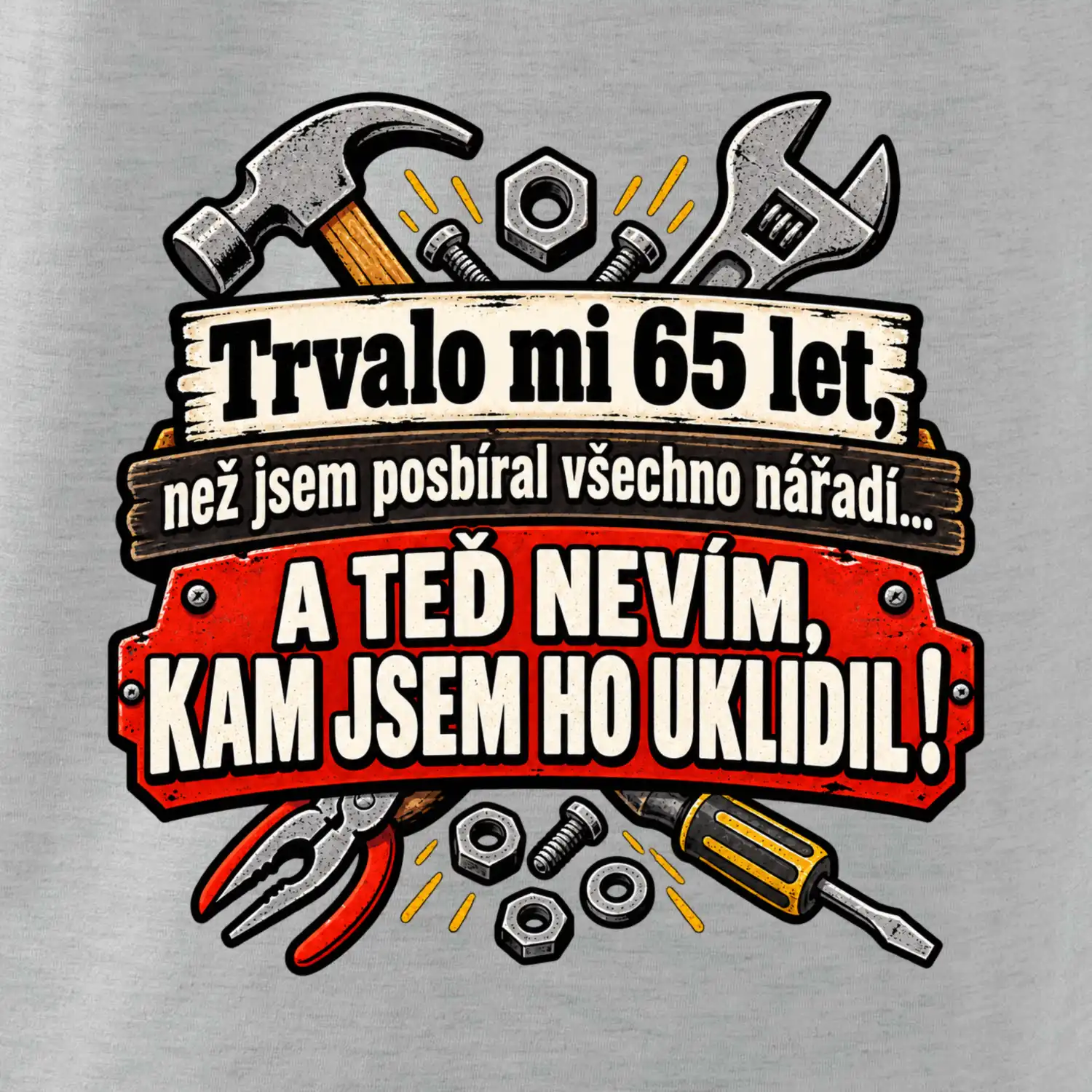 Trvalo mi  65 let, než jsem posbíral všechno nářadí