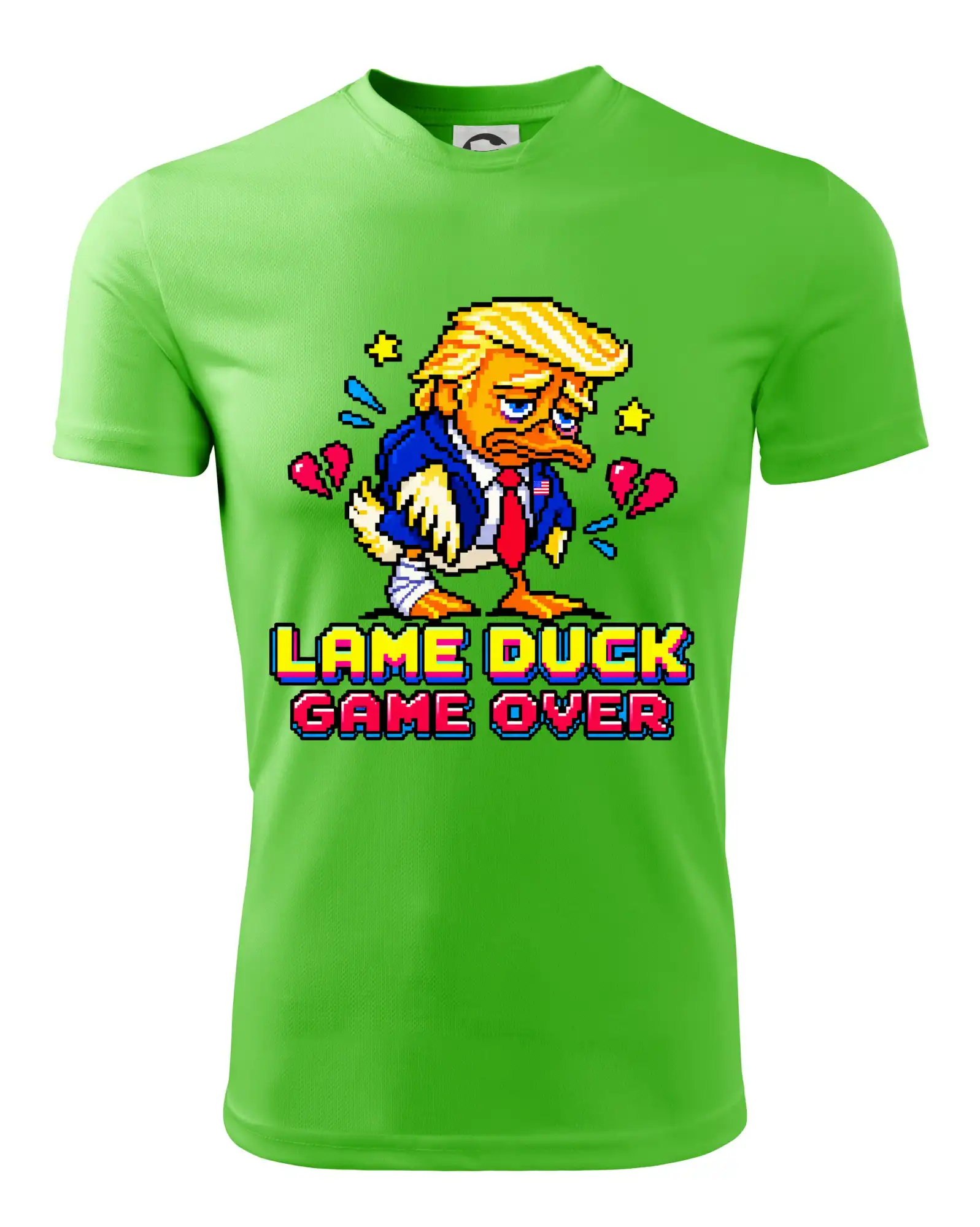 Trump lame duck pixel art game over