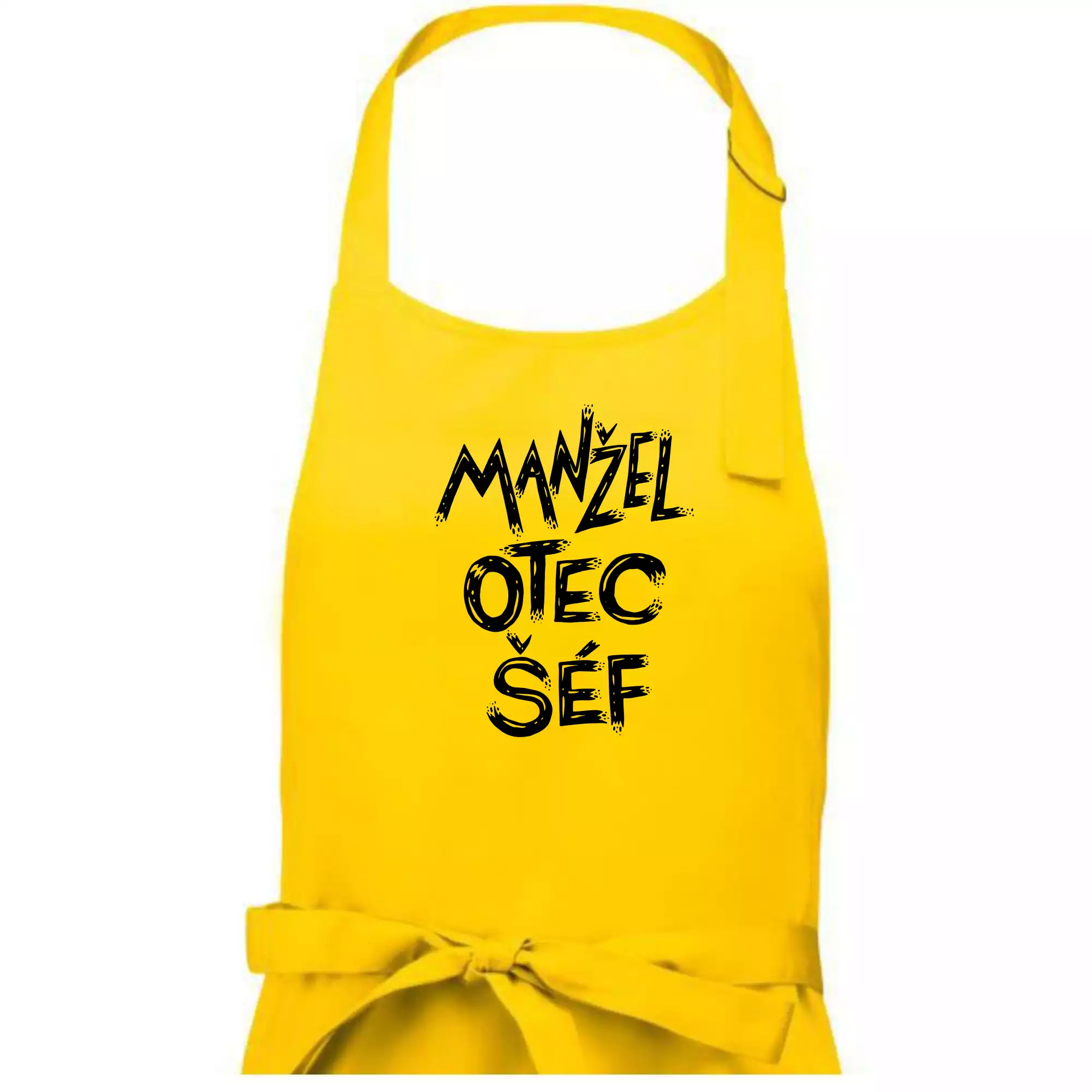 Manžel otec šéf - nápis štětkou (Pecka design)