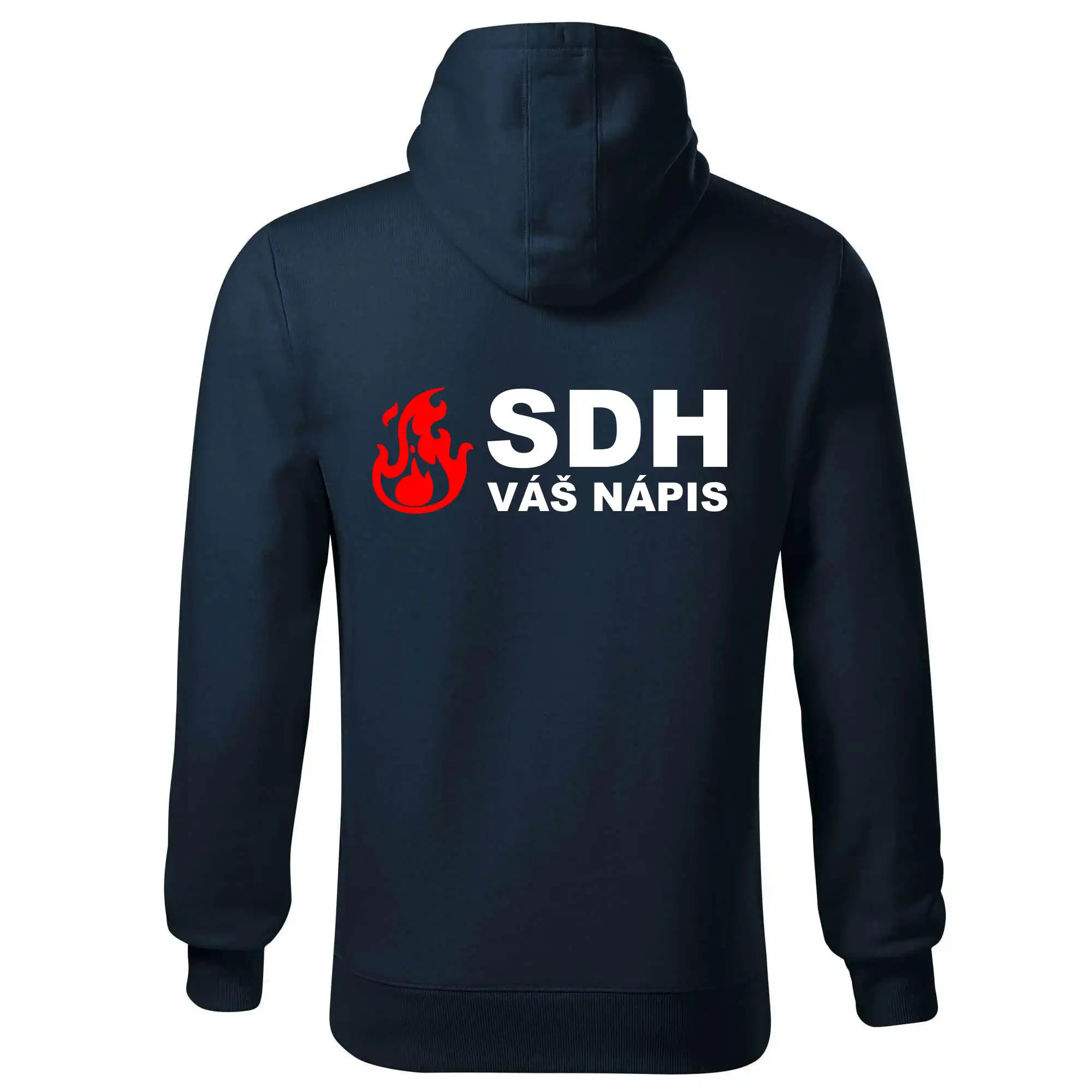 SDH nápis (oheň, firesport, název sboru - vlastní nápis)