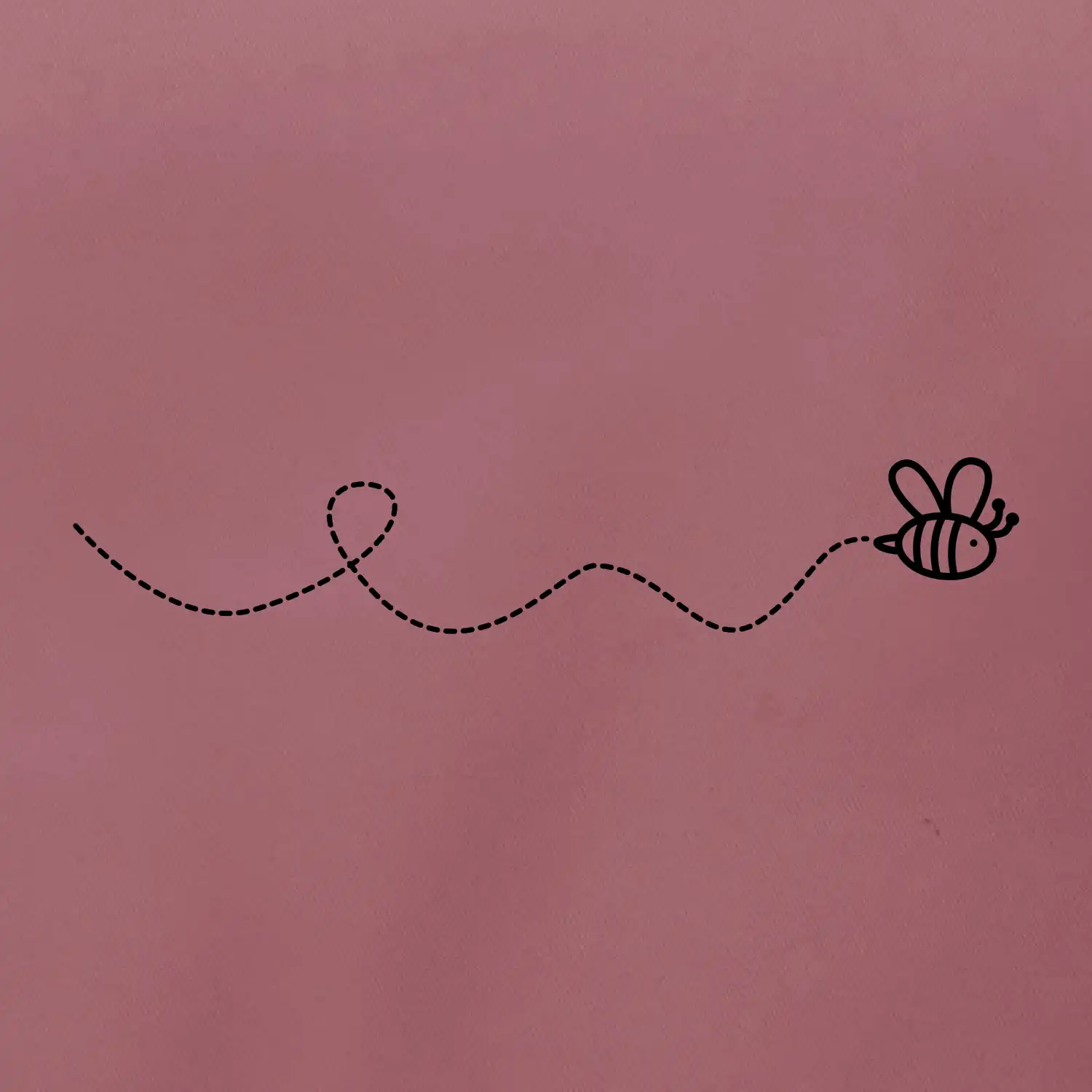 Dráha letu včely - vlnovka