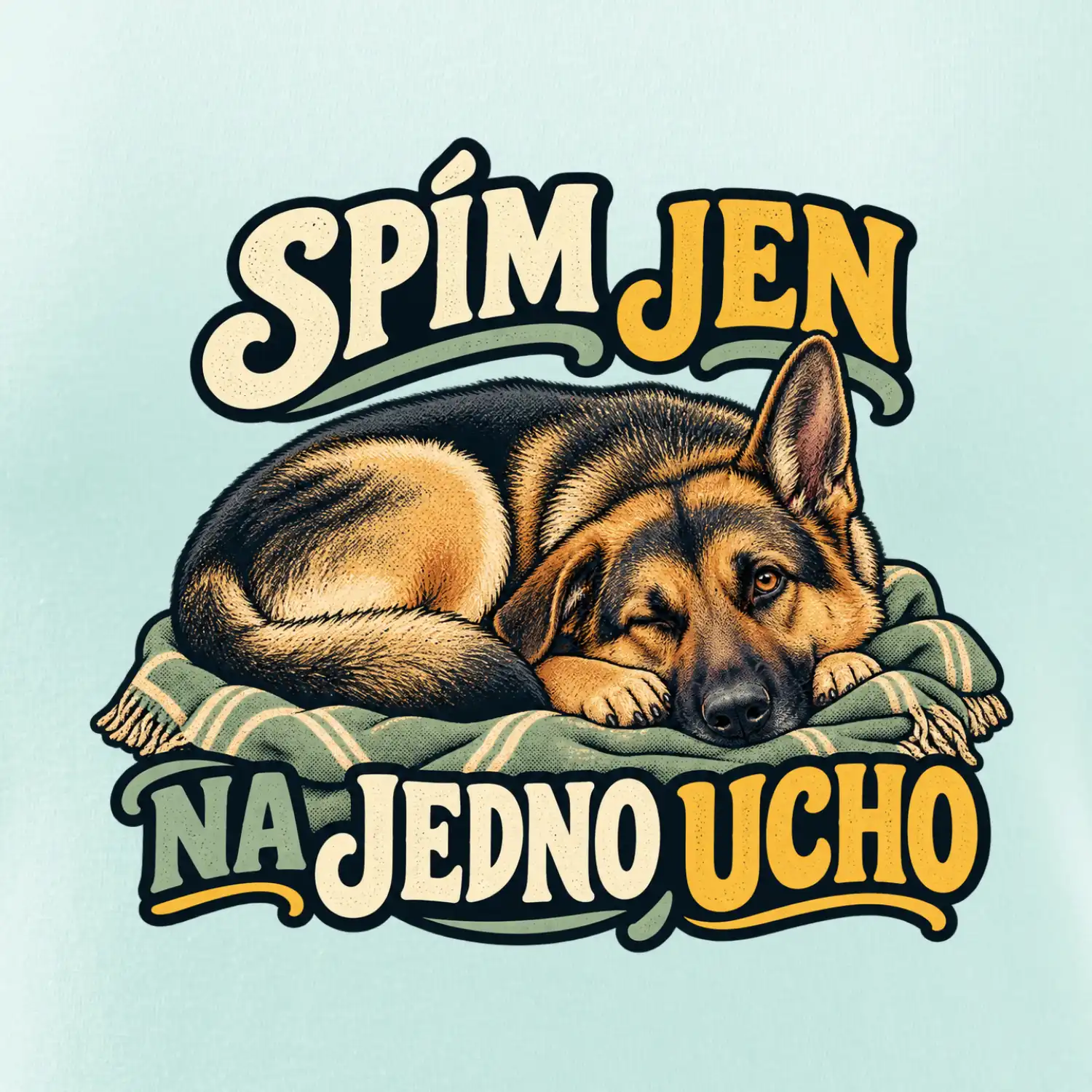 Spím jen na jedno ucho - vlčák