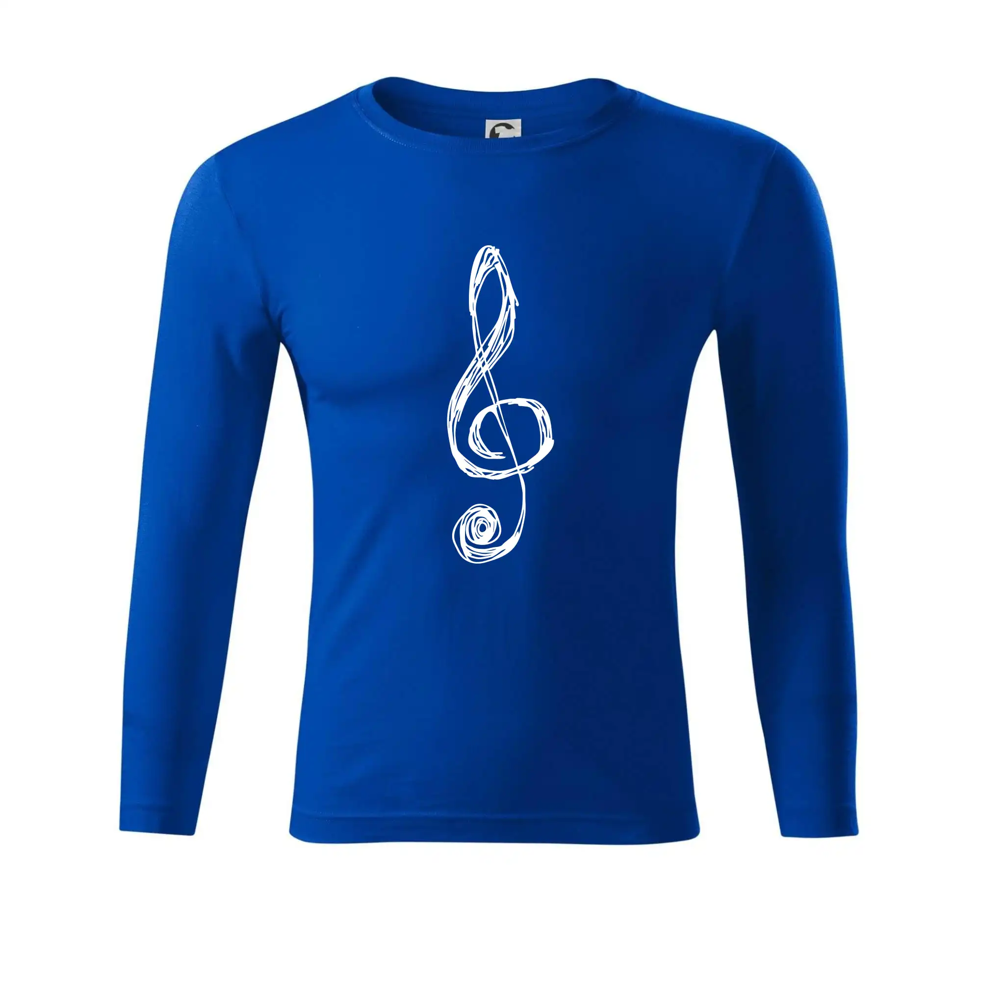 Houslový klíč kreslený