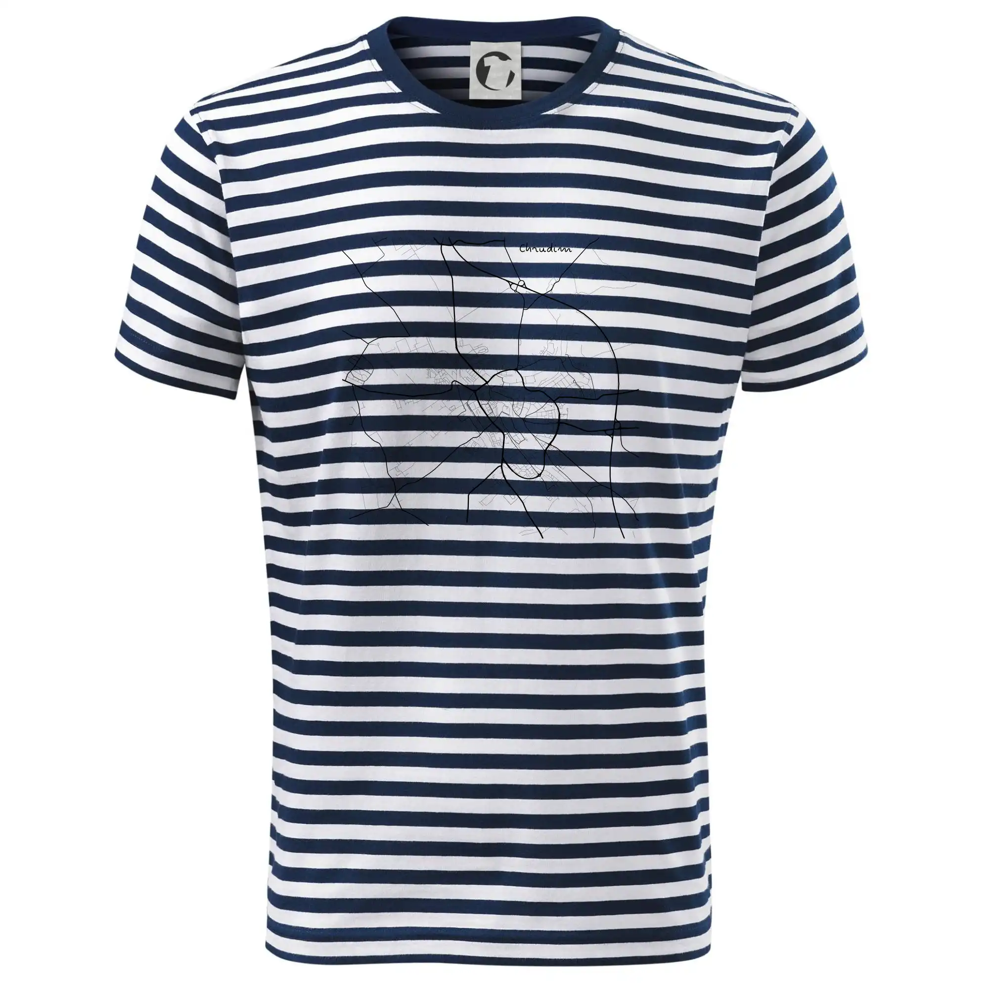 Černobílá mapa Chrudim