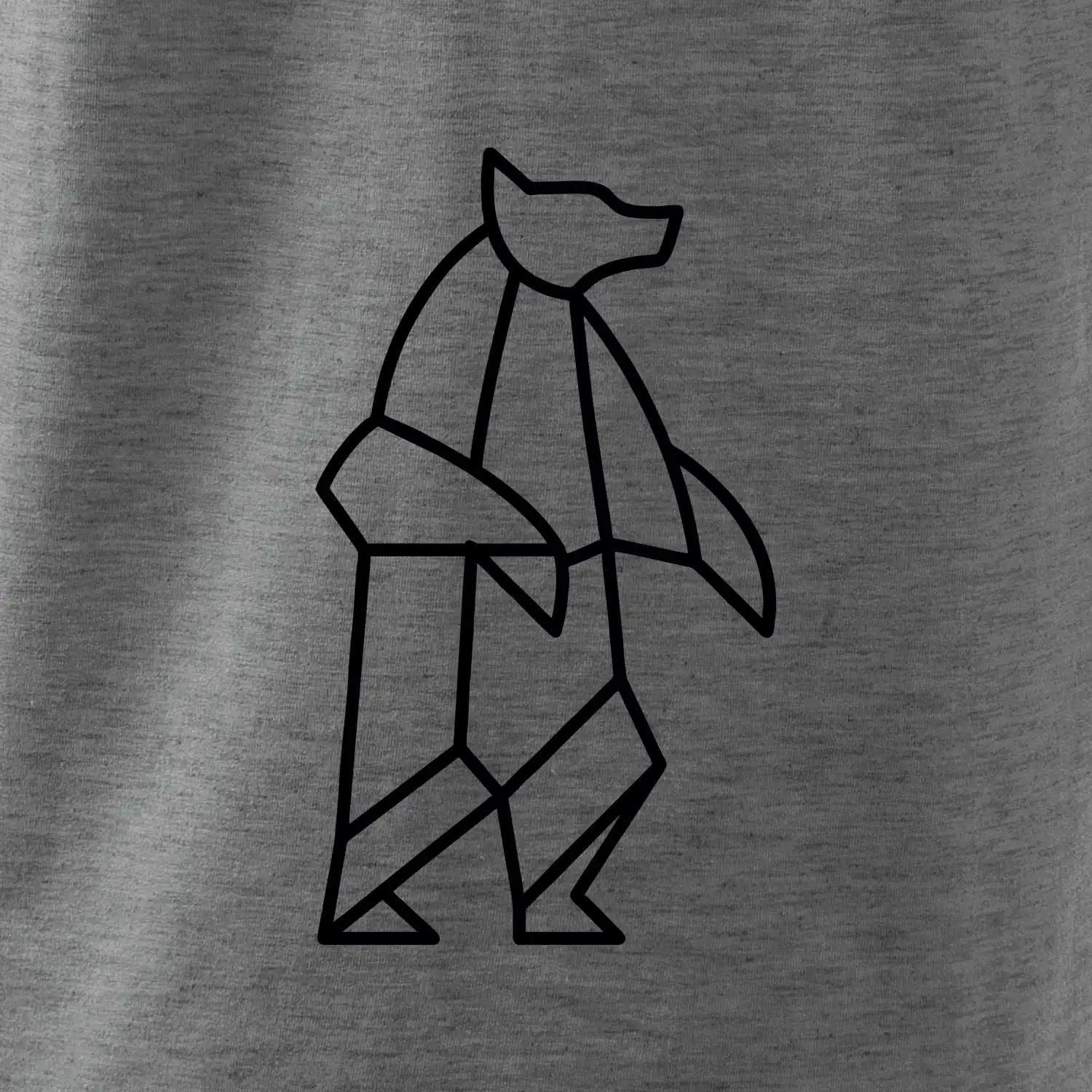 Geometrie lední medvěd stojící