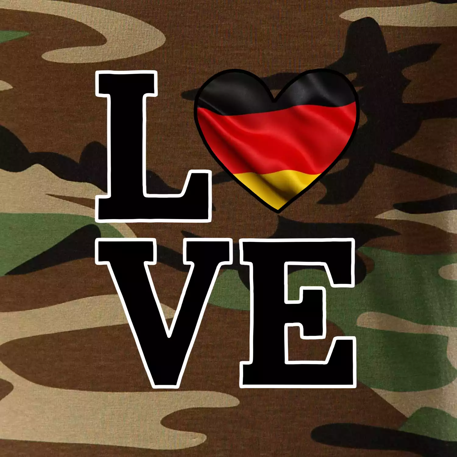 Love Německá vlajka