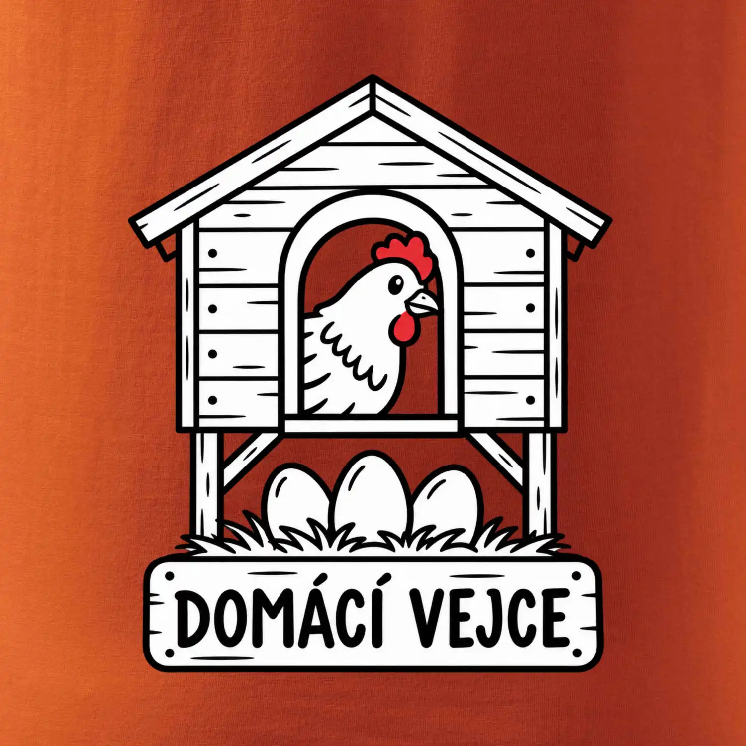 Domácí vejce z veselého kurníku