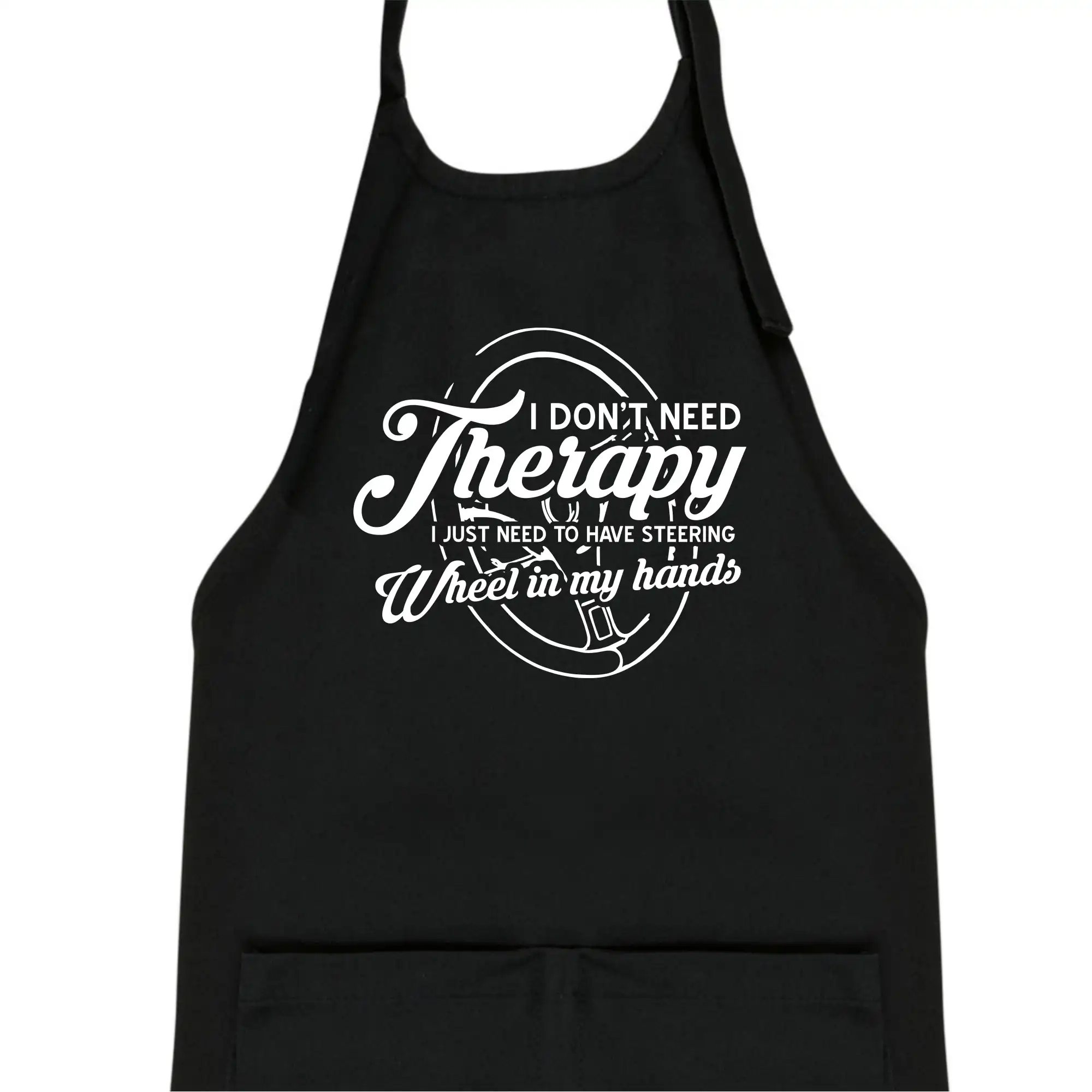 Kulatý nápis - I don't need therapy wheel in my hands