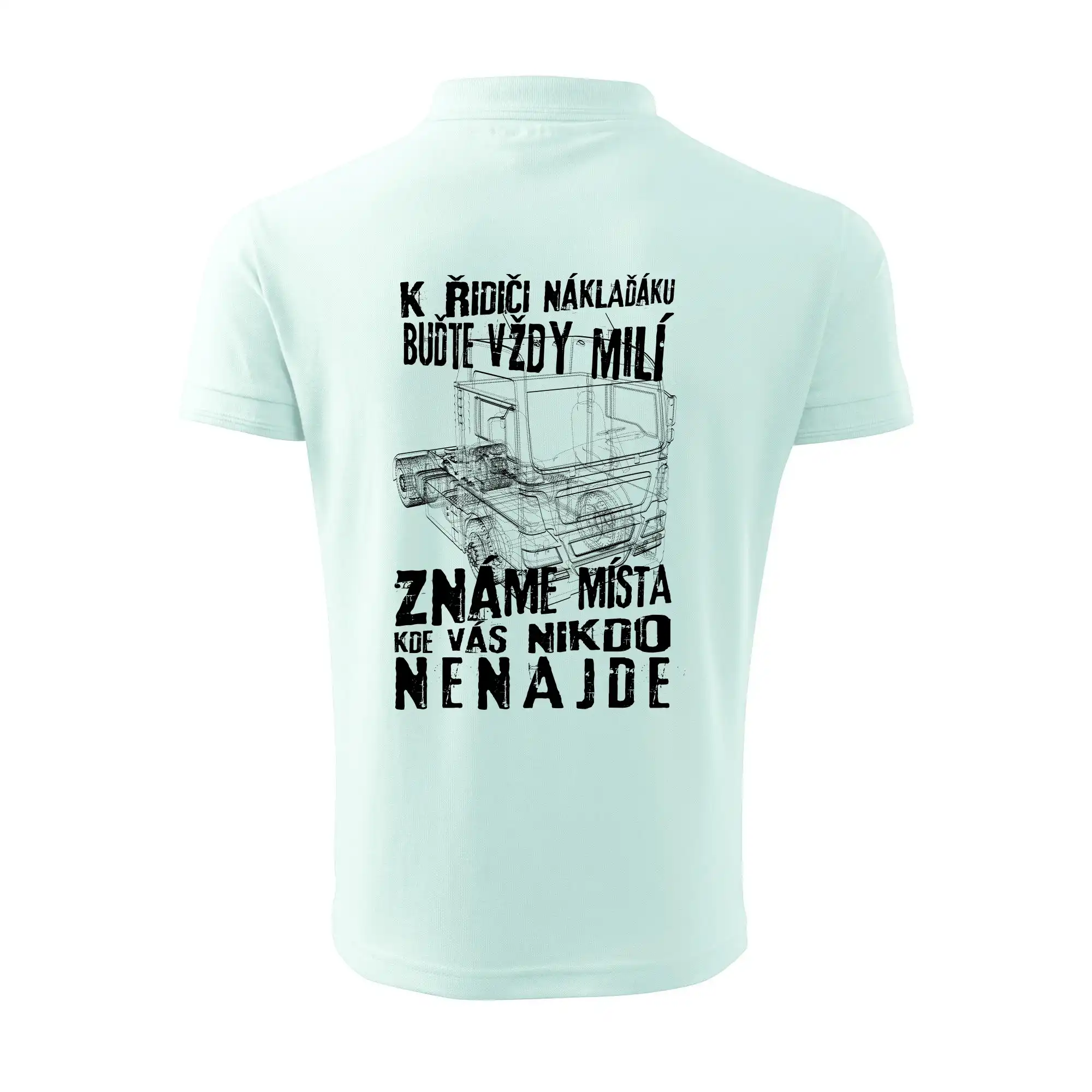 K řidiči náklaďáku buďte vždy milý