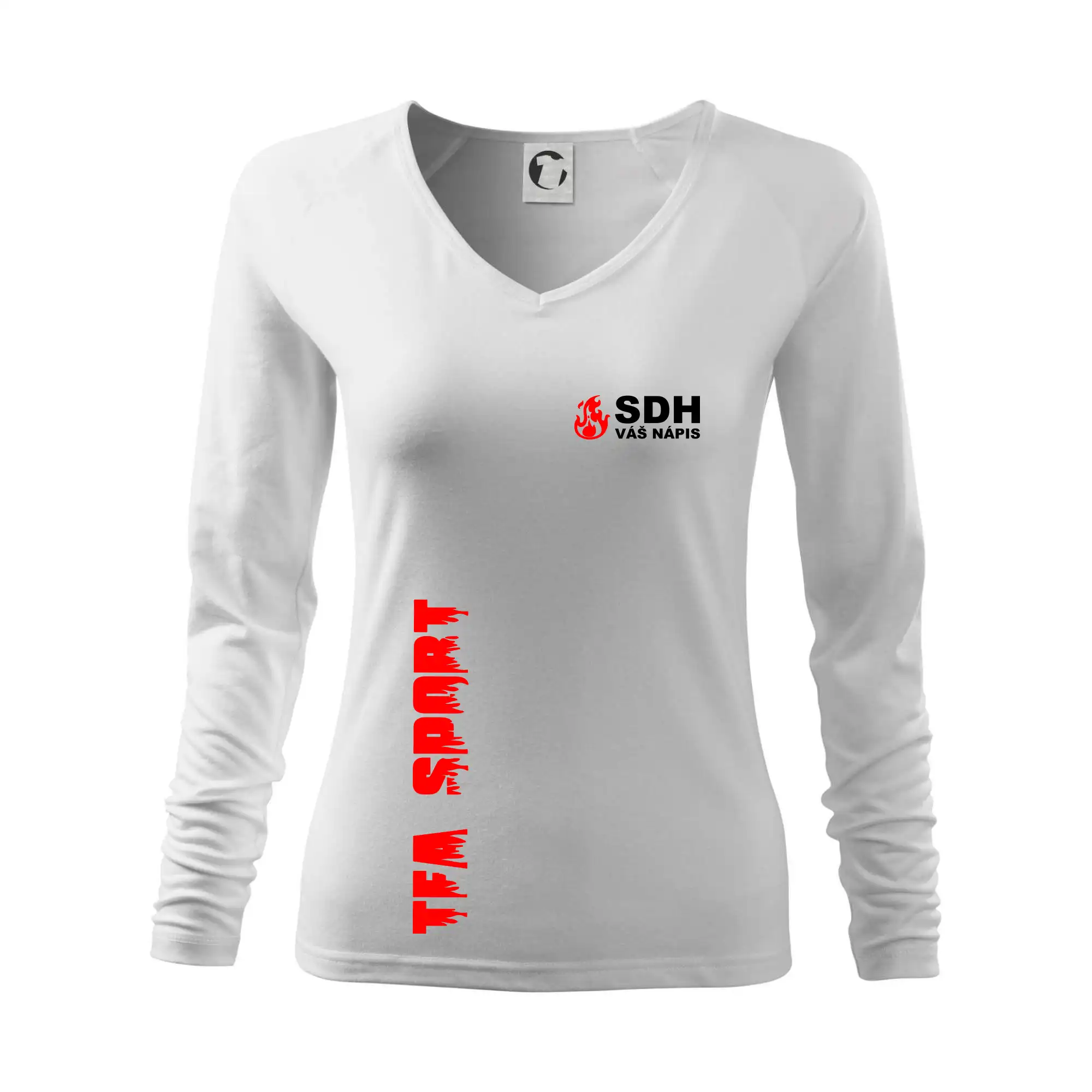 TFA Sport SDH (červený oheň) - Vlastní nápis