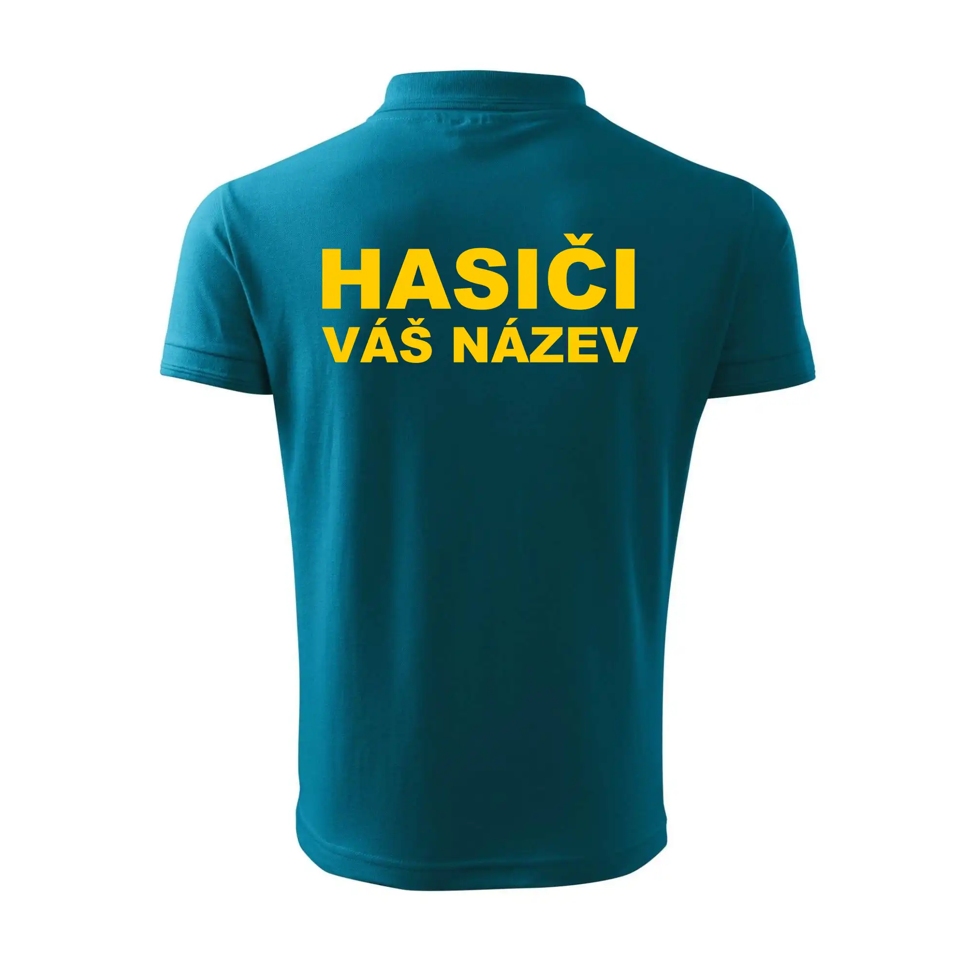 Hasiči - žlutý nápis - váš název sboru