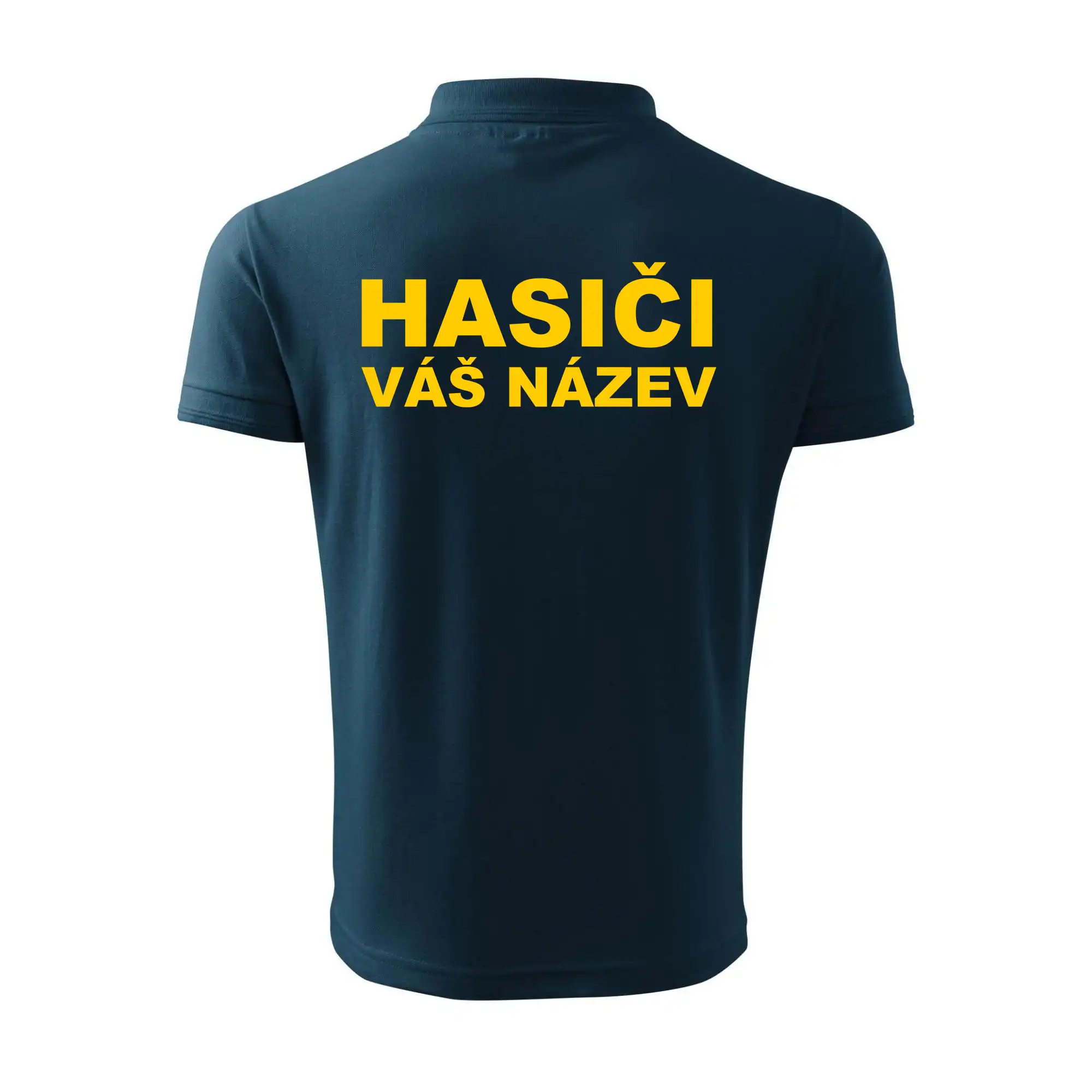 Hasiči - žlutý nápis - váš název sboru