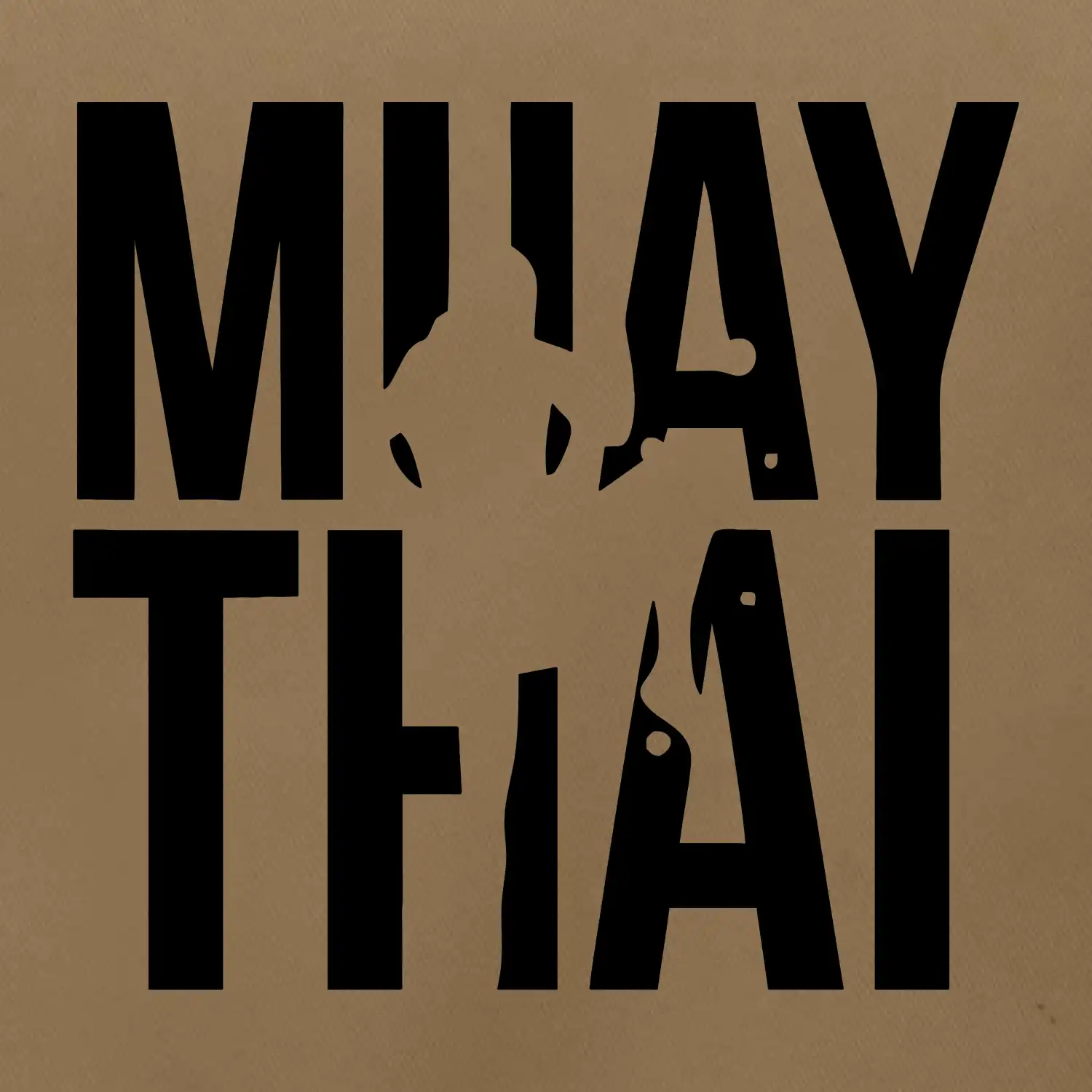 Nápis Muay Thai